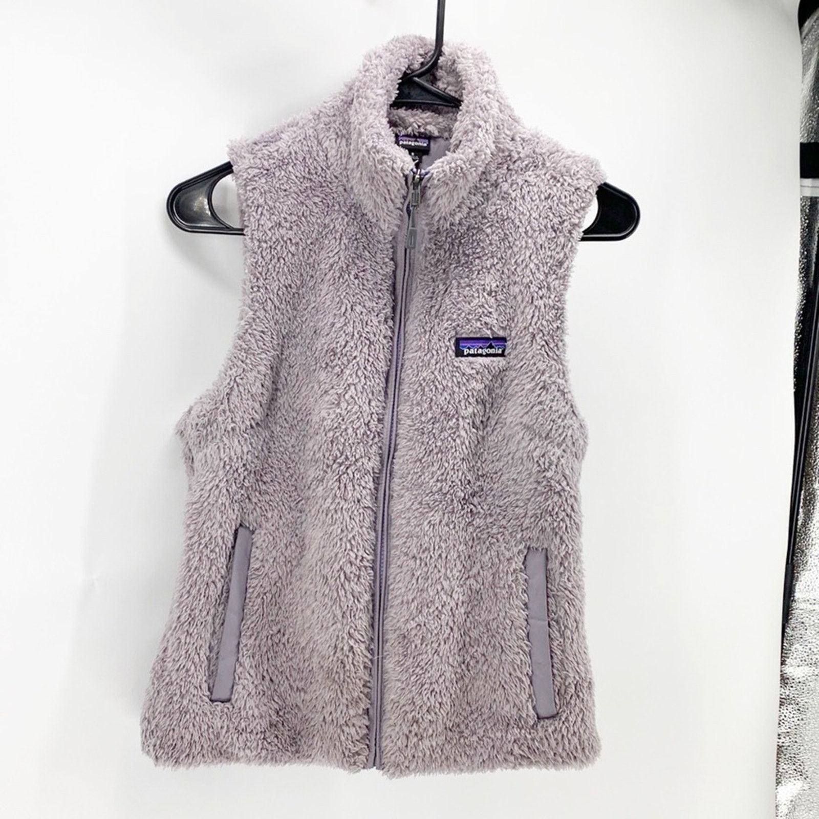 Patagonia Los Gatos vest lilac cozy fleece size S gorpcore