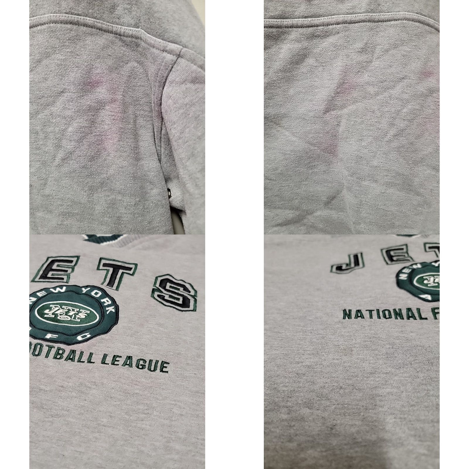Lee VINTAGE Lee Sport Sweatshirt Embroidered NY Jets NFL Men L Gray Size US L / EU 52-54 / 3 - 9 Thumbnail