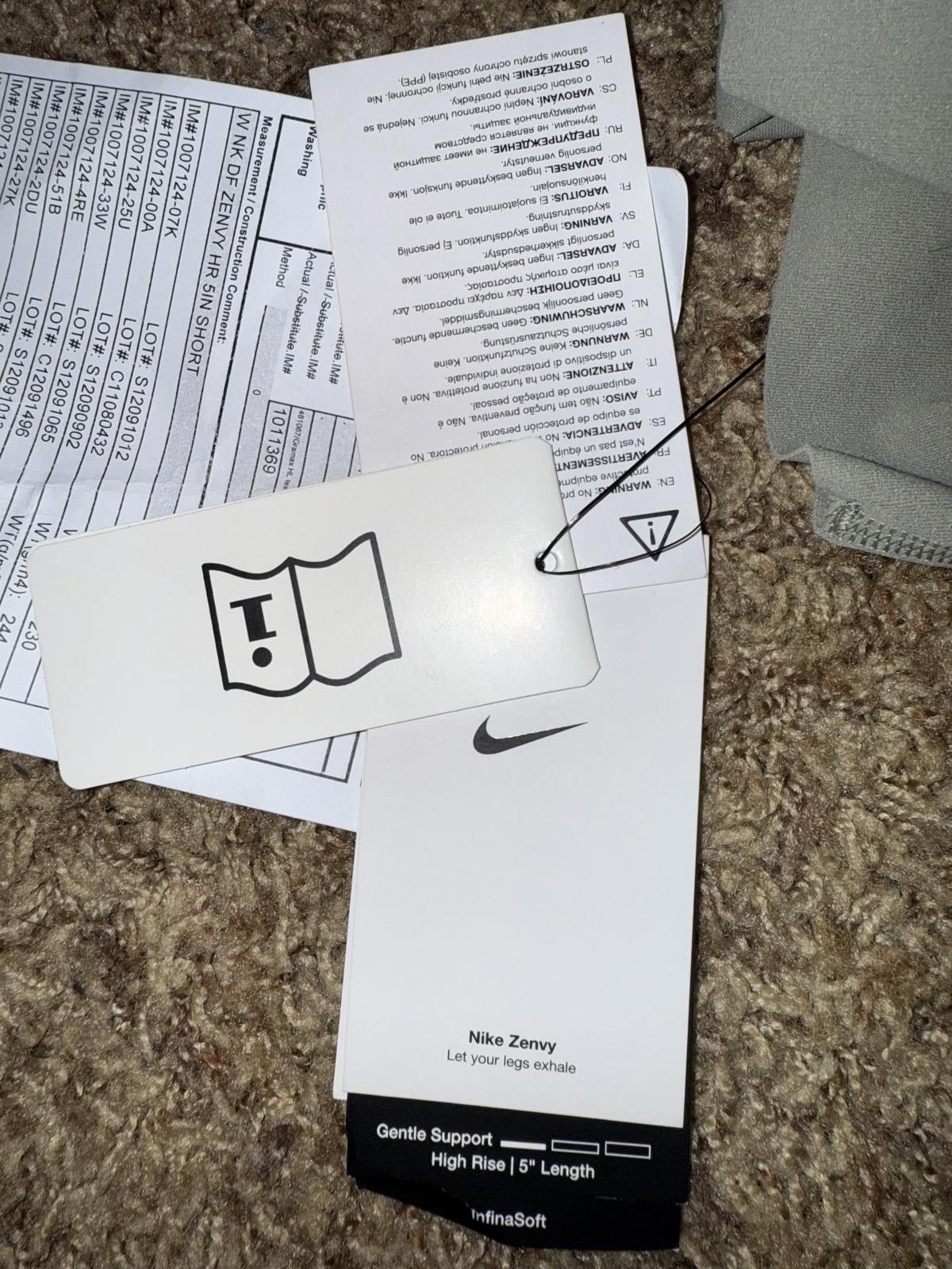 Nike Nike Zenvy Women's High-Waisted 5" Biker Shorts Sample Size 28" / US 6 / IT 42 - 11 Thumbnail