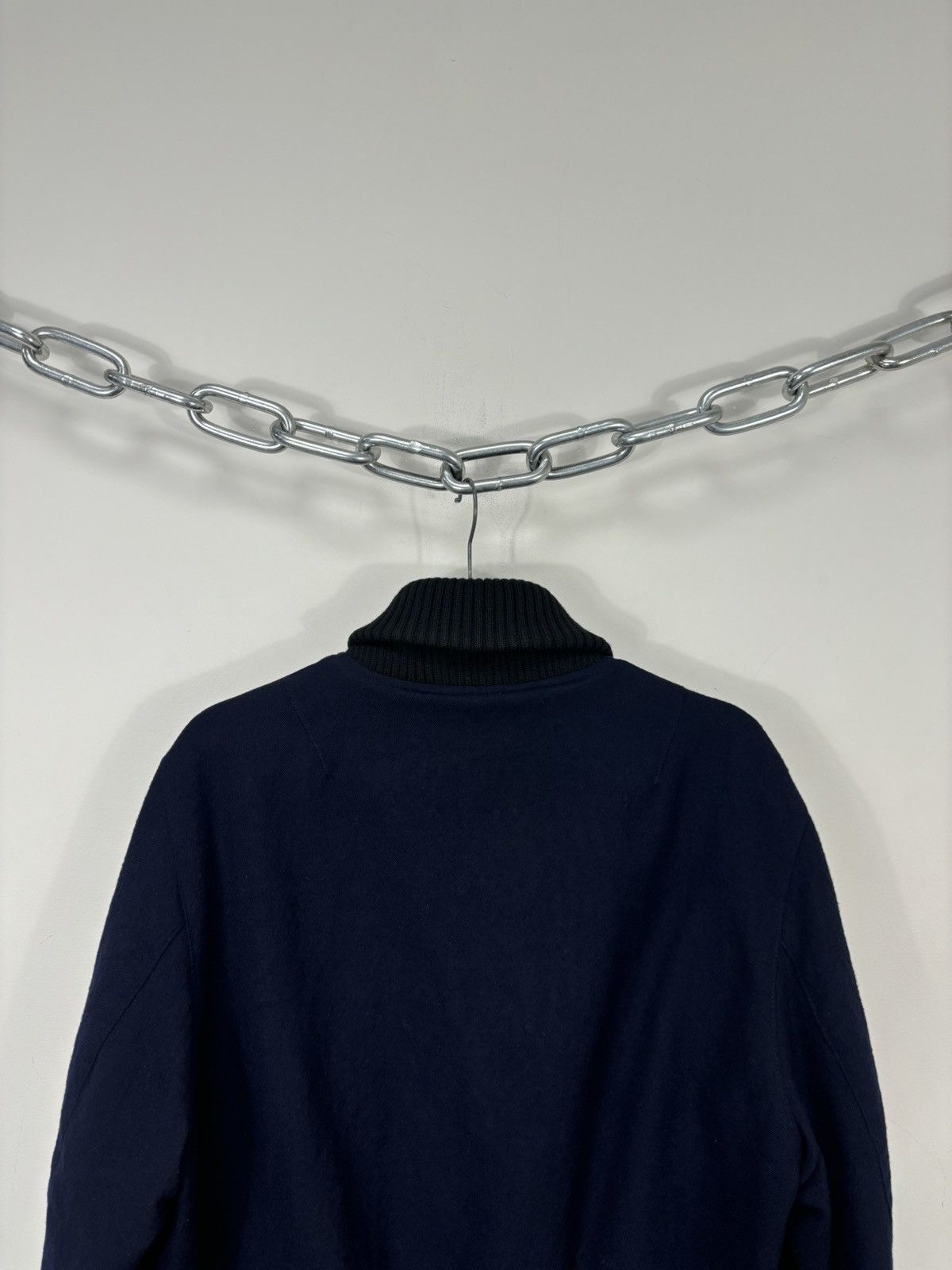 Acne Studios Acne Studios AW07 Vintage Men’s Navy Blue Wool Bomber Jacket Size US M / EU 48-50 / 2 - 16 Thumbnail