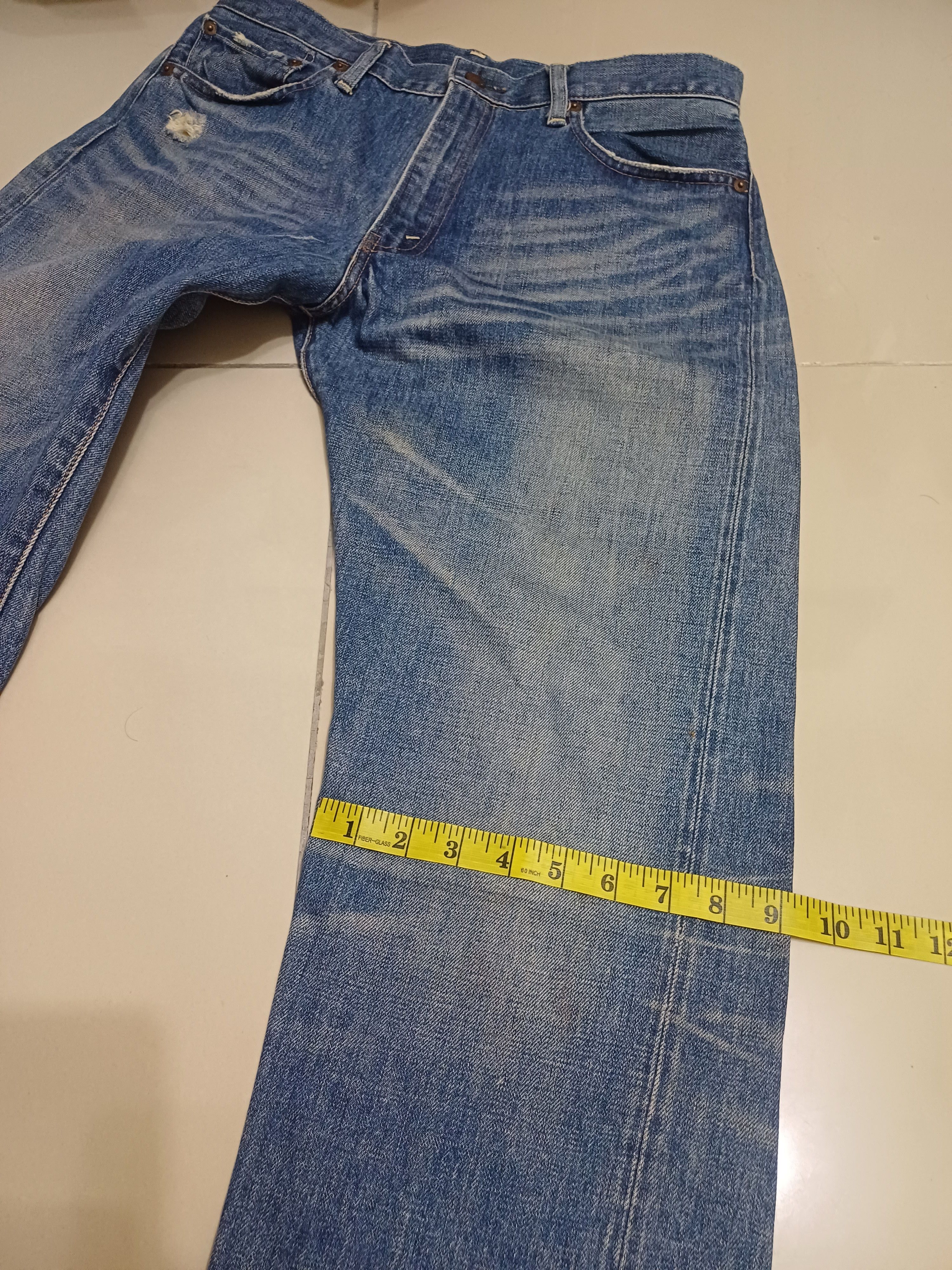 Levi's Made & Crafted × Levi's Vintage Clothing Distressed selvedge jeans... LEVIS 505 Size US 32 / EU 48 - 20 Thumbnail