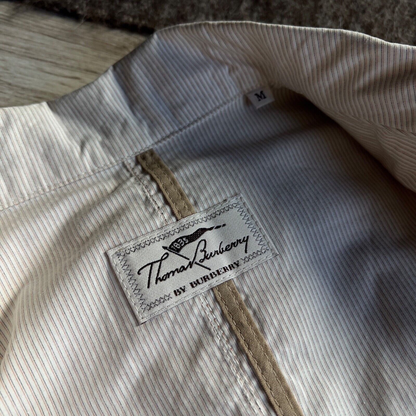 Burberry Thomas Burberry Vintage Stripped Cotton Blazer Jacket 8636AC Size M / US 6-8 / IT 42-44 - 4 Thumbnail