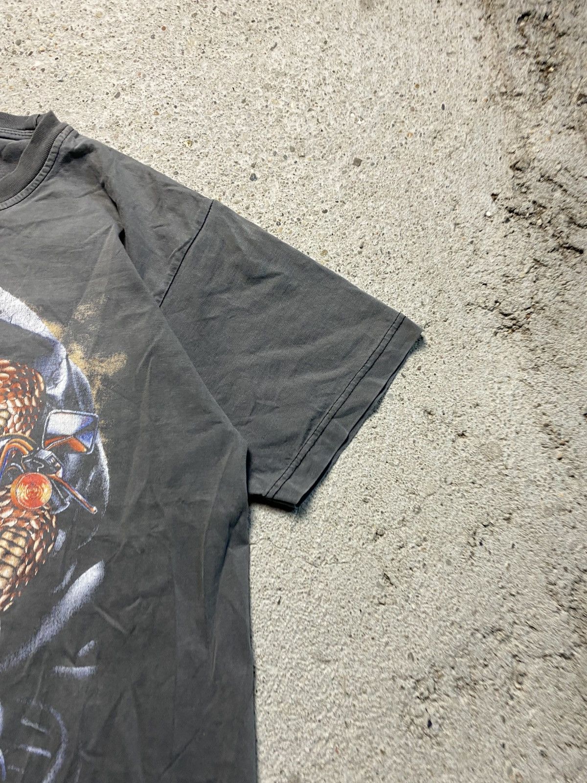Vintage Vintage t-shirt american grey acid wash washed oversized Size US M / EU 48-50 / 2 - 7 Thumbnail