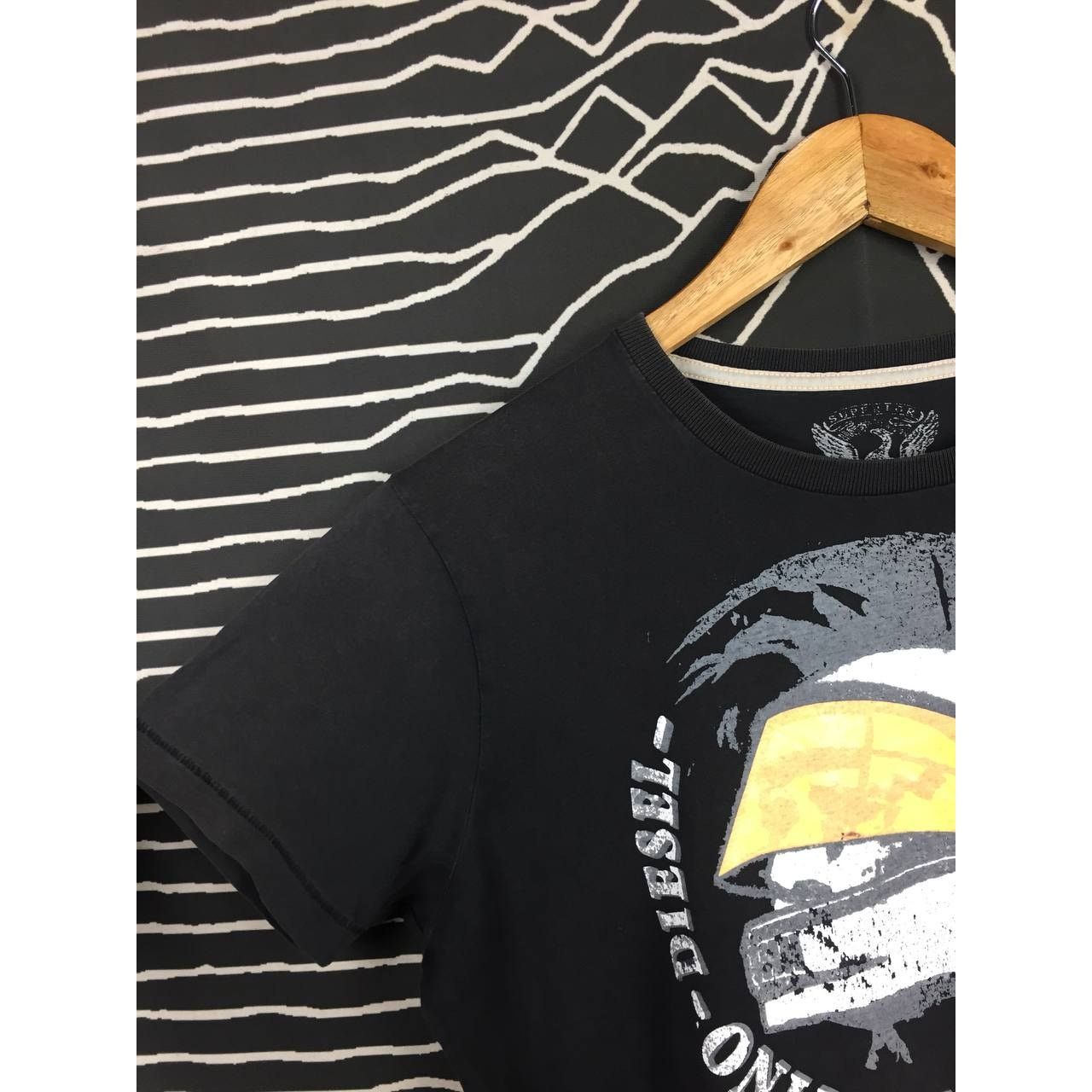 Diesel DIESEL Only The Brave Big Logo Graphic Tee Size US M / EU 48-50 / 2 - 4 Thumbnail