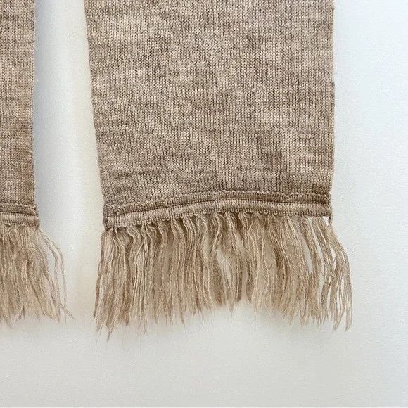 Loro Piana McDonald New Zealand Super Fine Kid Lambswool Scarf Mohair Size ONE SIZE - 3 Thumbnail