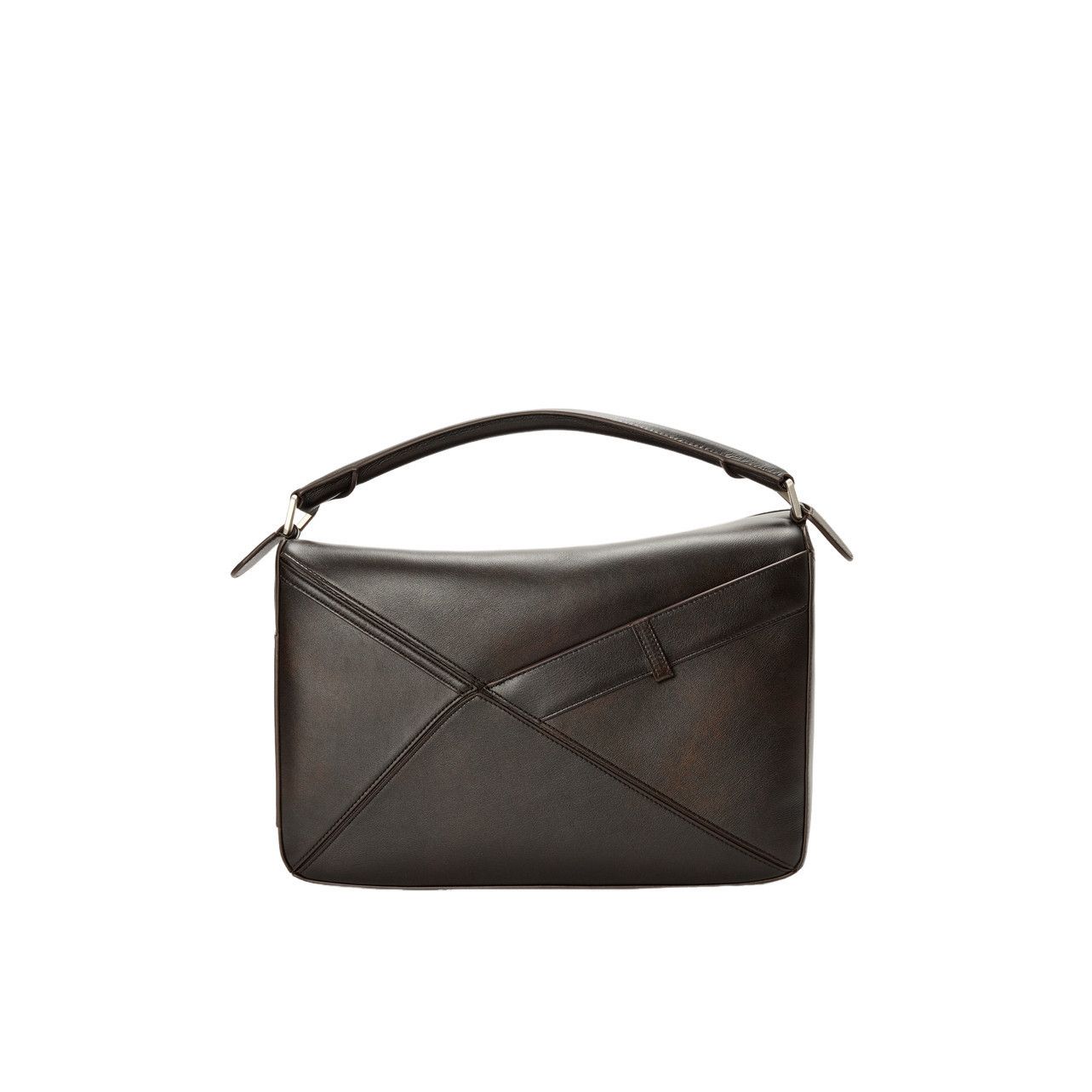 Loewe LOEWE Panta Puzzle Large $5150 Vintage Brown Shoulder Bag Ne Size ONE SIZE - 4 Thumbnail