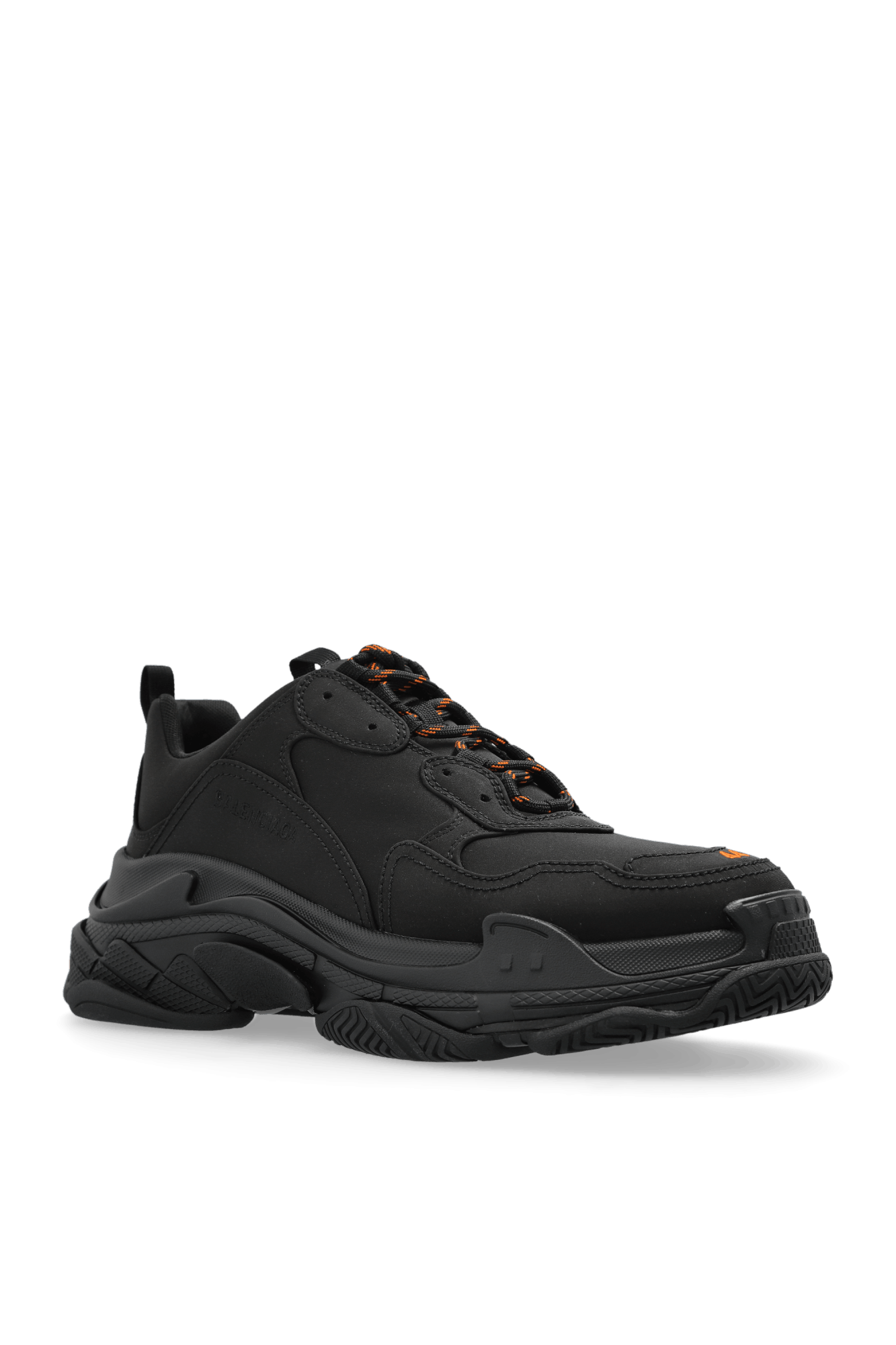 Balenciaga o1tr1nto0326 Triple S Sport Nylon Sneakers in Black Size US 9 / EU 42 - 4 Thumbnail