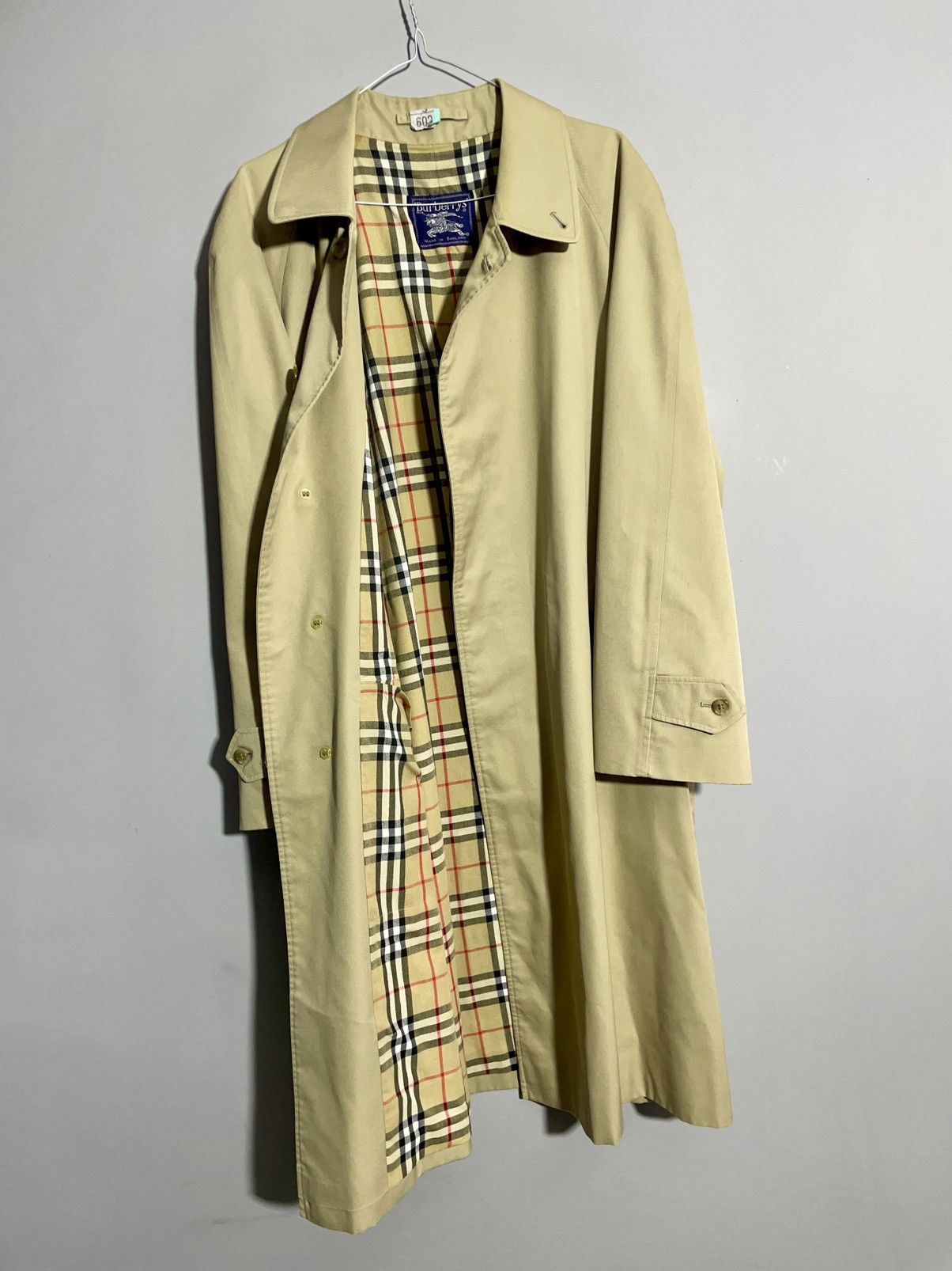 Burberry × Vintage Vintage Burberry beige trench coat men’s size 54 Size US L / EU 52-54 / 3 - 1 Thumbnail
