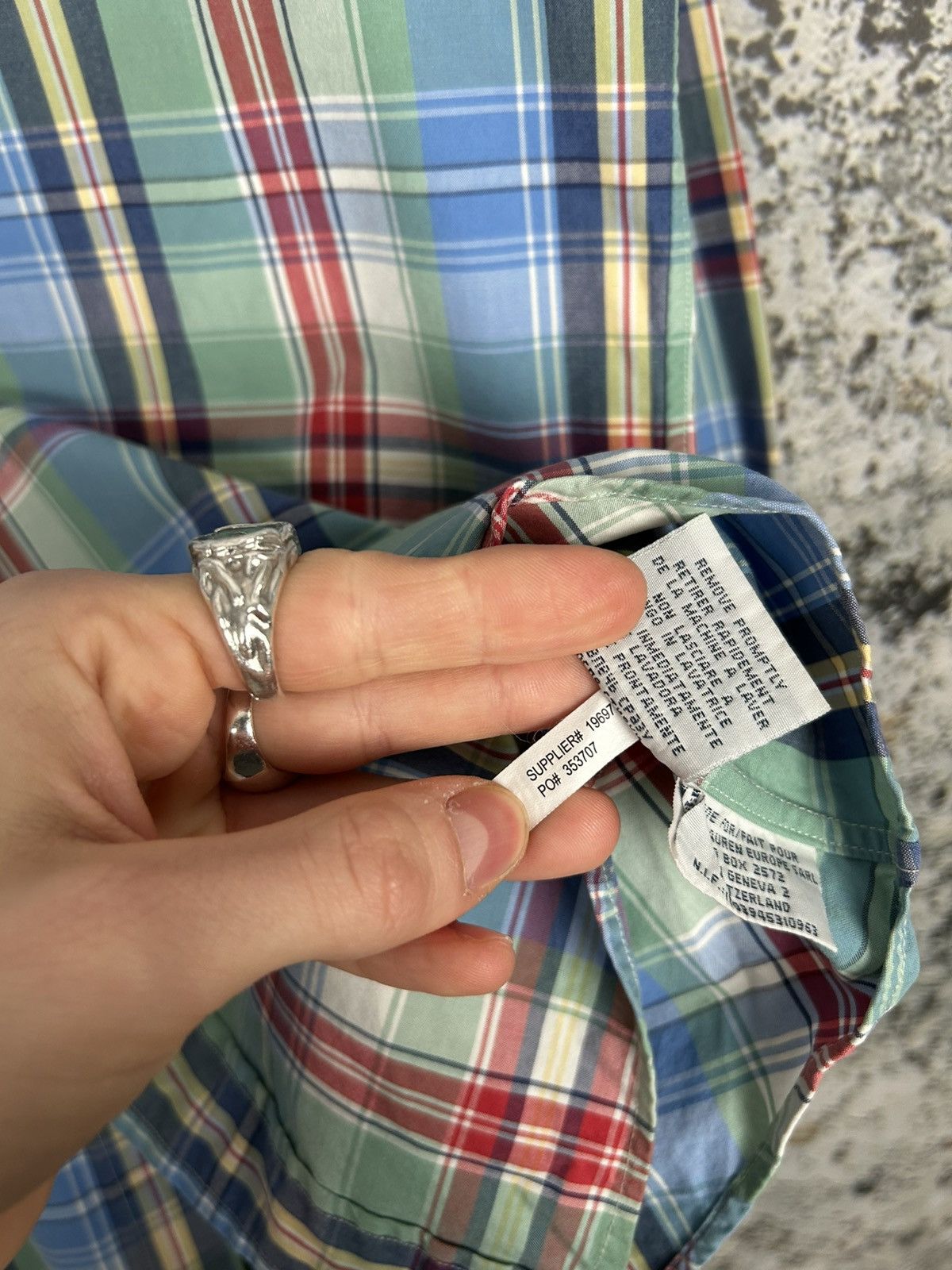 Polo Ralph Lauren Vintage Polo Ralph Lauren Checkered Shirt 90s Elegant Size US M / EU 48-50 / 2 - 6 Thumbnail