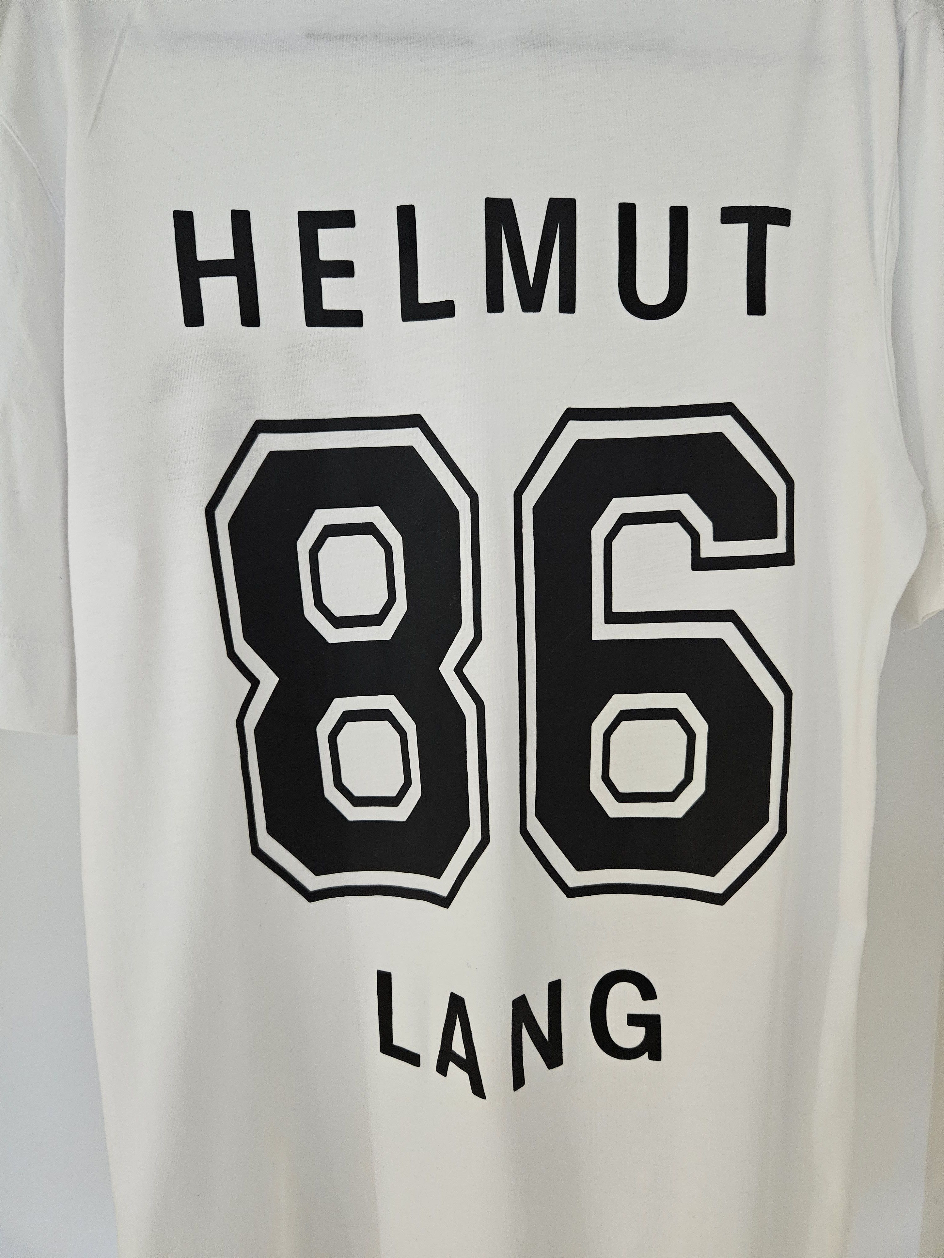 Helmut Lang Helmut Lang Short Sleeve Long T-shirt size m in White Size US M / EU 48-50 / 2 - 3 Thumbnail