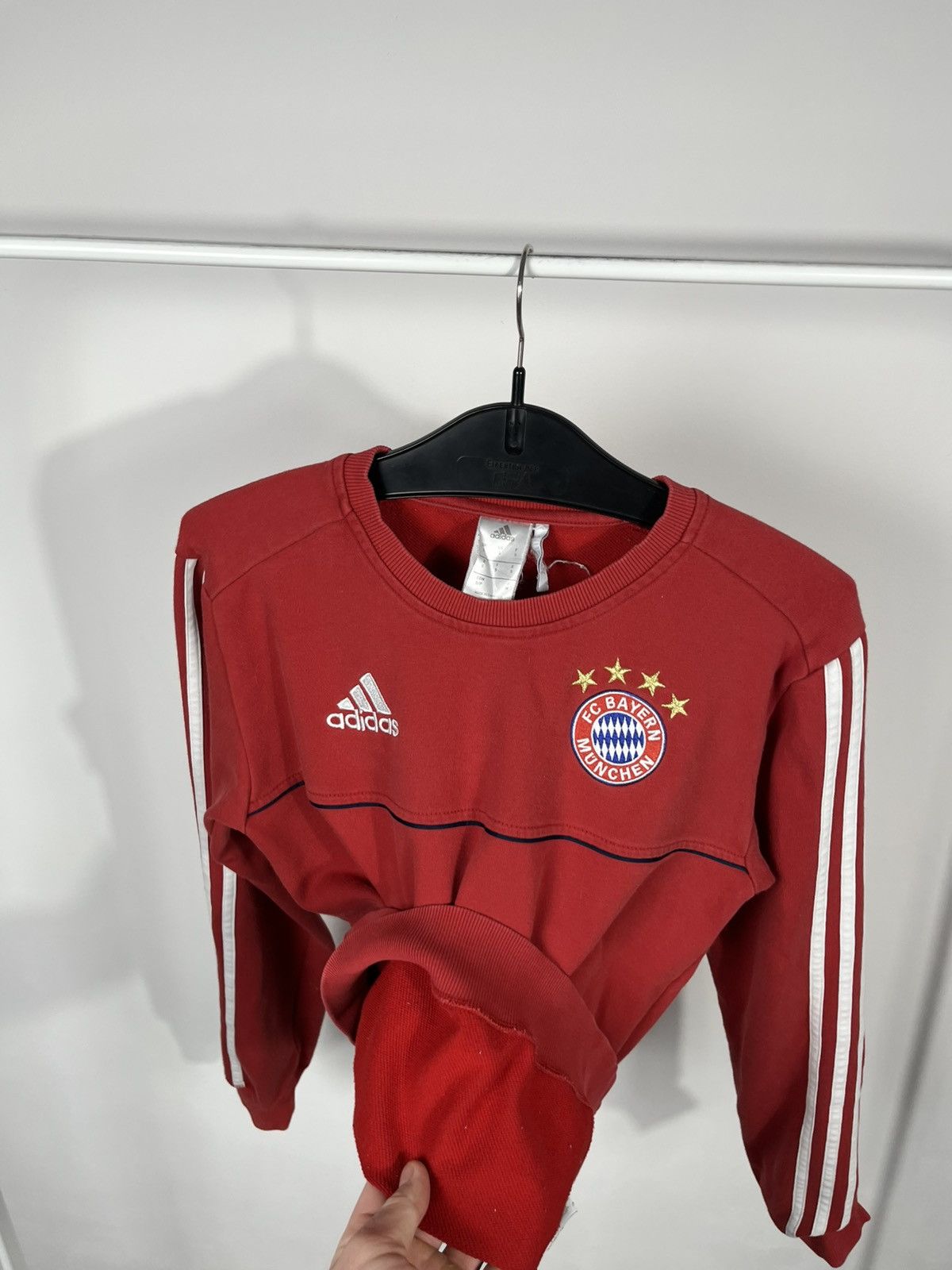 Adidas Adidas FC Bayern Munich Red Sweatshirt S Size US S / EU 44-46 / 1 - 8 Thumbnail