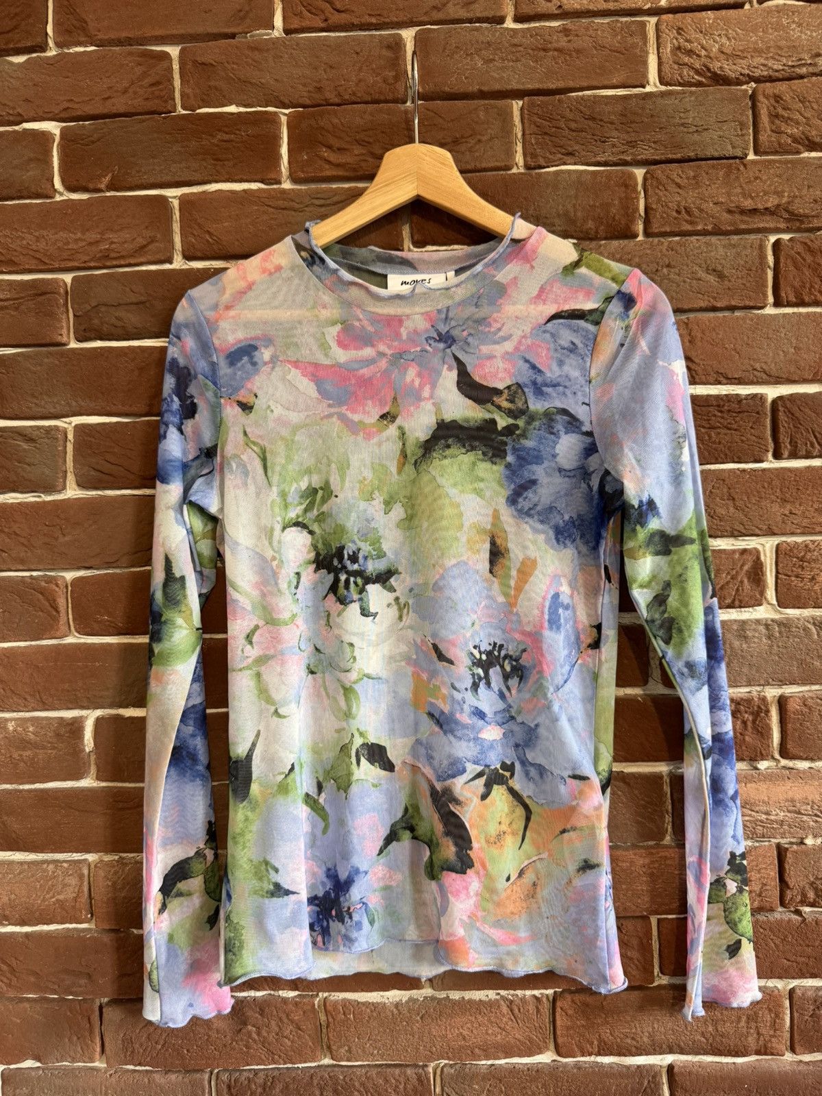 Vintage Rare Vintage Psychodelic Y2K Mesh top like jean paul gaultie Size L / US 10 / IT 46 - 1 Thumbnail