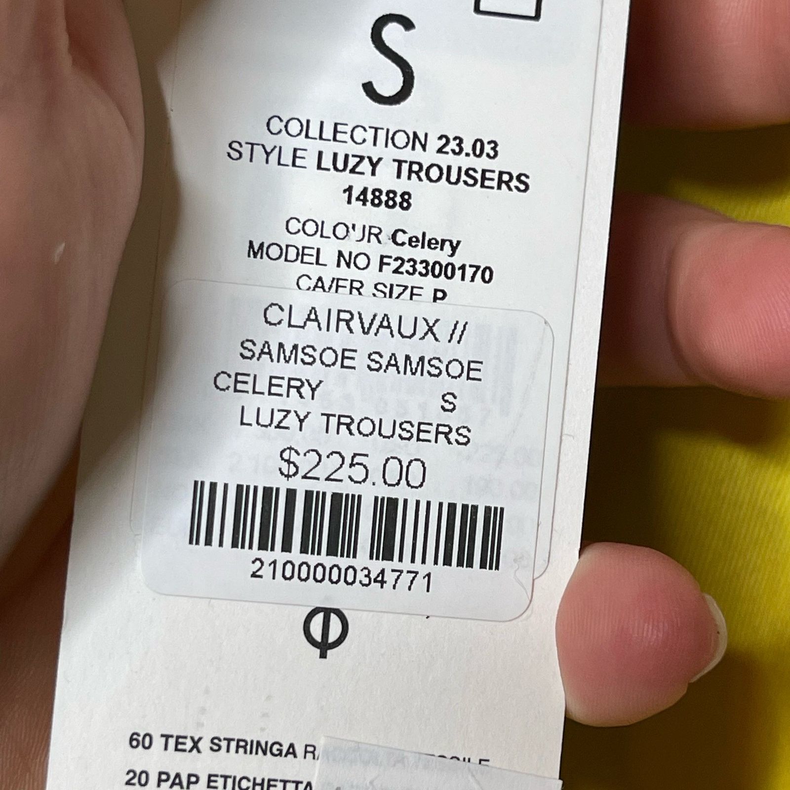 Samsoe Samsoe Samsoe Samsoe High Rise Straight Pleated Luzy Trousers Size 26" / US 2 / IT 38 - 8 Thumbnail
