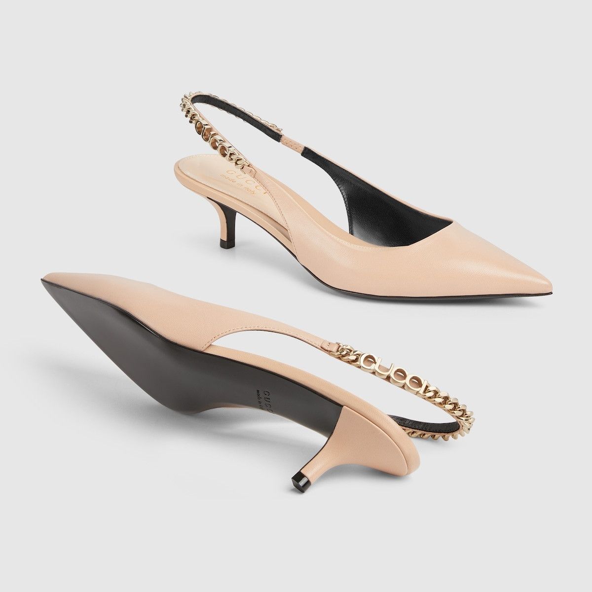 Gucci oc11z1025 Signoria Slingback Pumps in Light Pink Size US 7 / IT 37 - 6 Thumbnail
