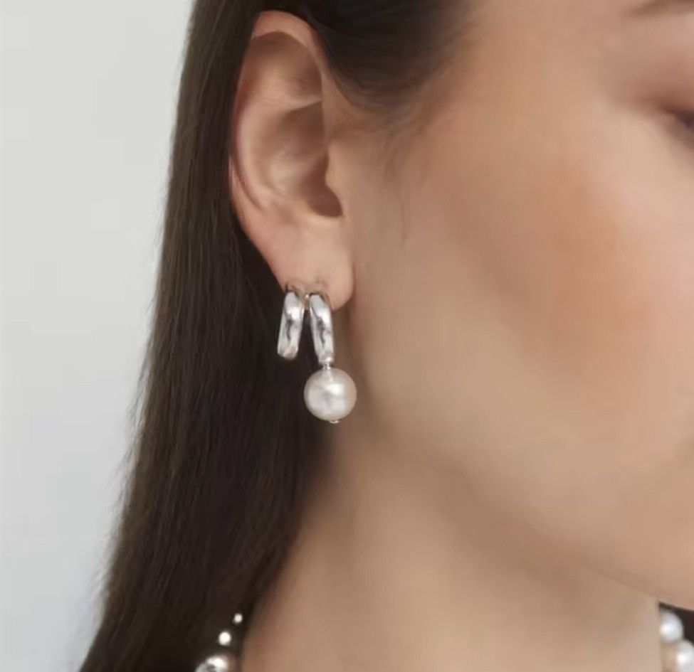 Jewelry Vintage style pearl earrings Size ONE SIZE - 2 Thumbnail