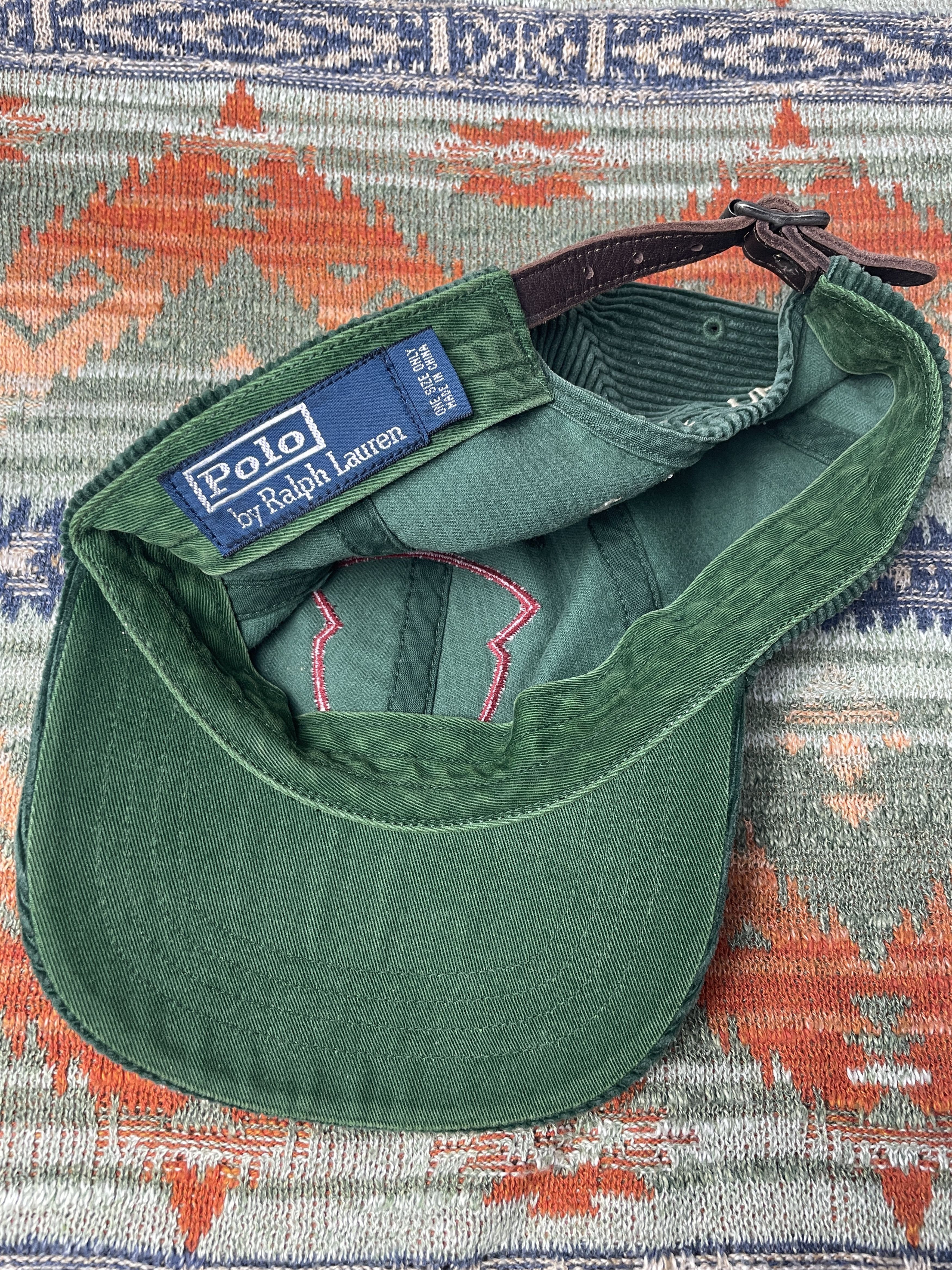 Polo Ralph Lauren Polo Ralph Lauren Rare Leather Baseball Hat cap Size ONE SIZE - 6 Thumbnail