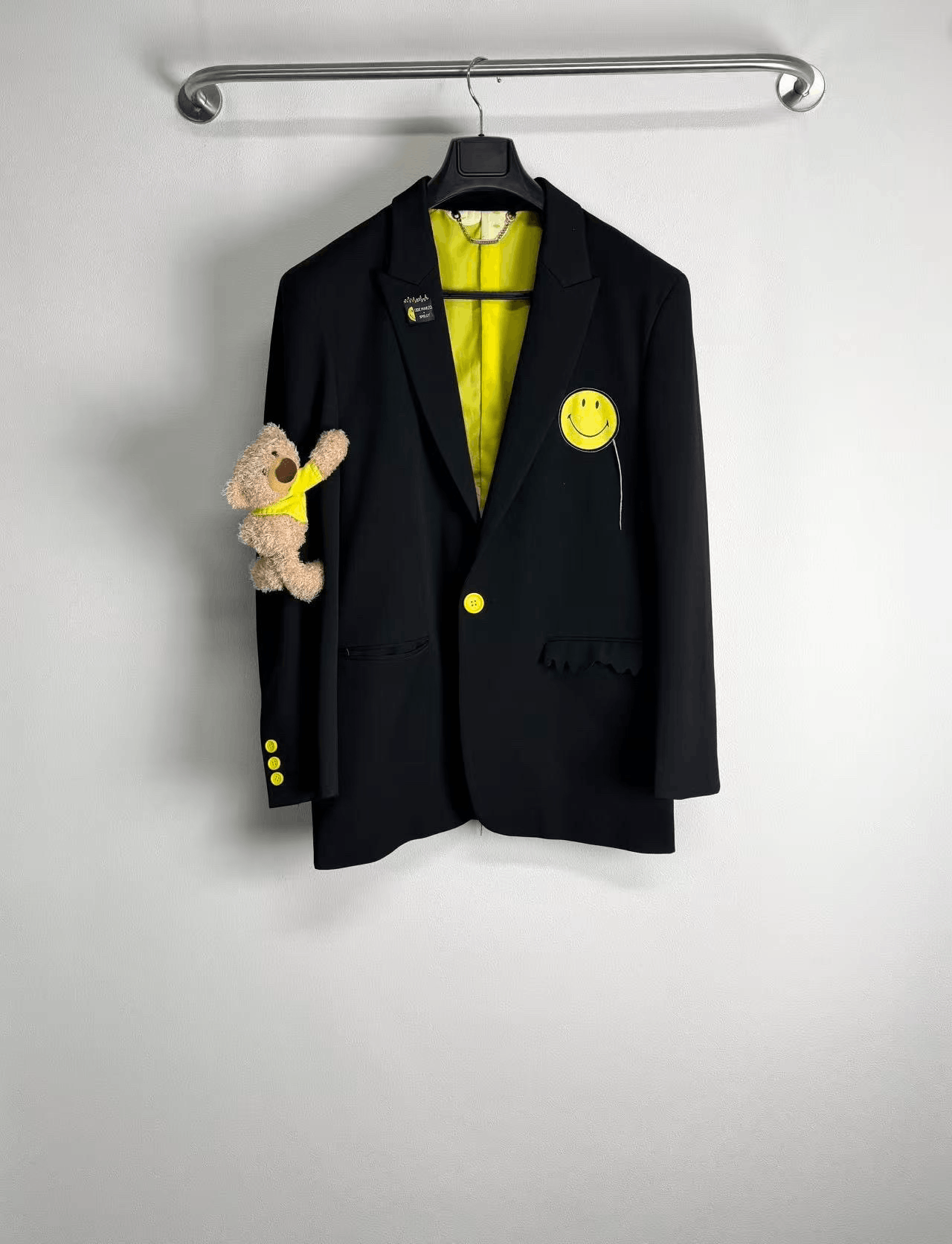 13DE MARZO 13DE MARZO x SMILEY Gray Blazer Size M / US 6-8 / IT 42-44 - 1 Thumbnail