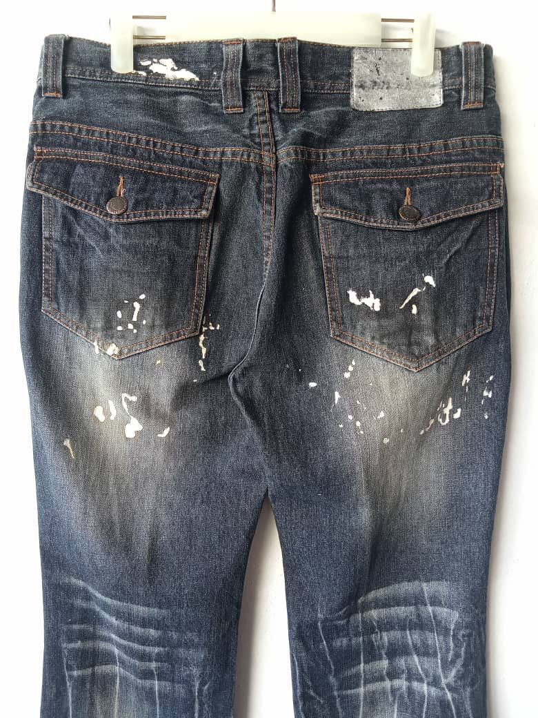 Japanese Brand × Seditionaries Japanese Brand Distressed Paint Splatter Flare Denim Size US 32 / EU 48 - 6 Thumbnail