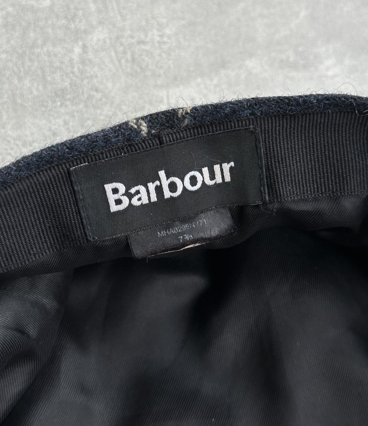 Barbour Barbour Moon Tweed Wool Check Flat Cap Hat Size L-XL Size ONE SIZE - 8 Thumbnail