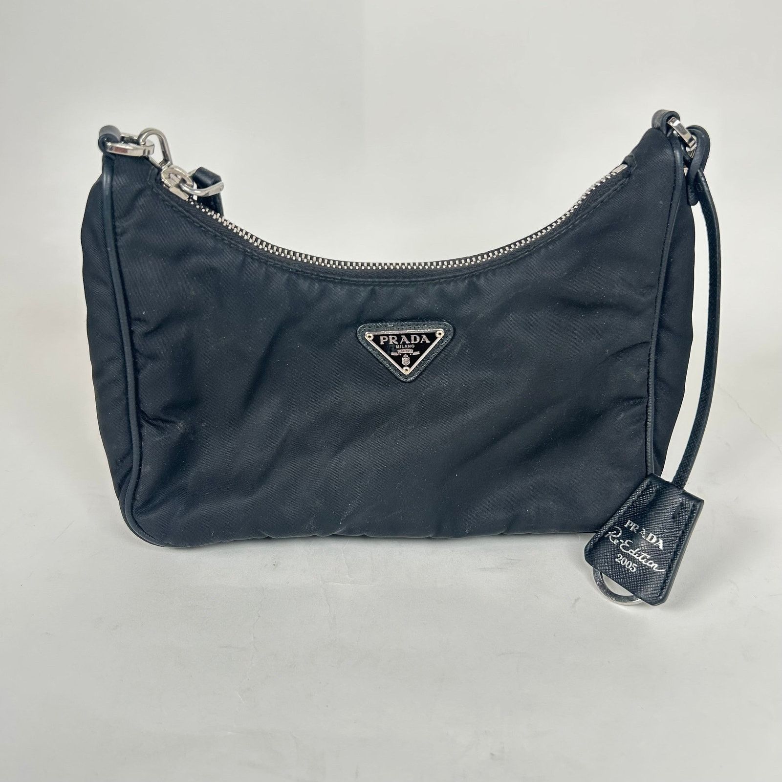 バッグ PRADA HOBO nylon one shoulder bag Prada One Shoulder Bag Hobo Nylon Triangle Logo | eBay