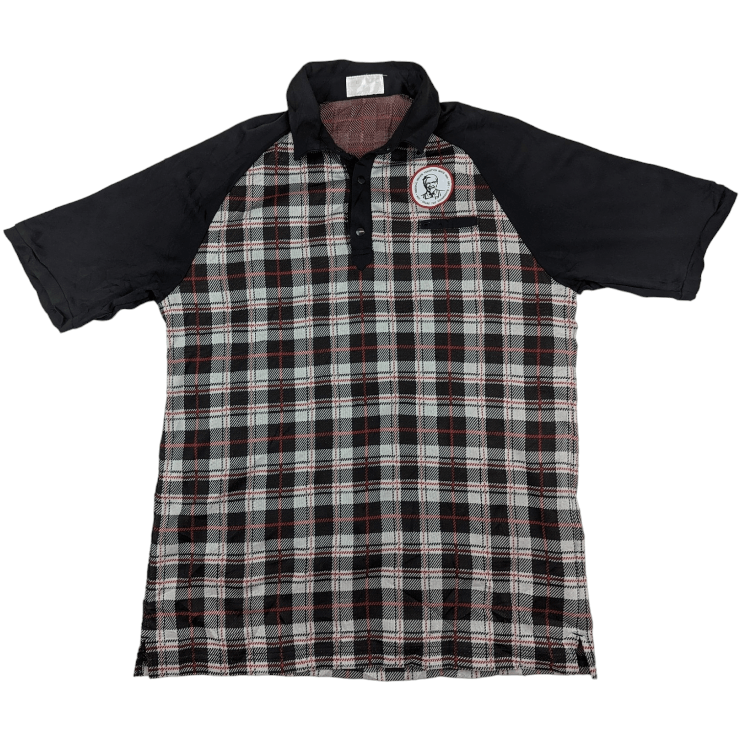 Japanese Brand Vintage 2000's KFC Workwear Polo T-Shirt Size US L / EU 52-54 / 3 - 3 Thumbnail