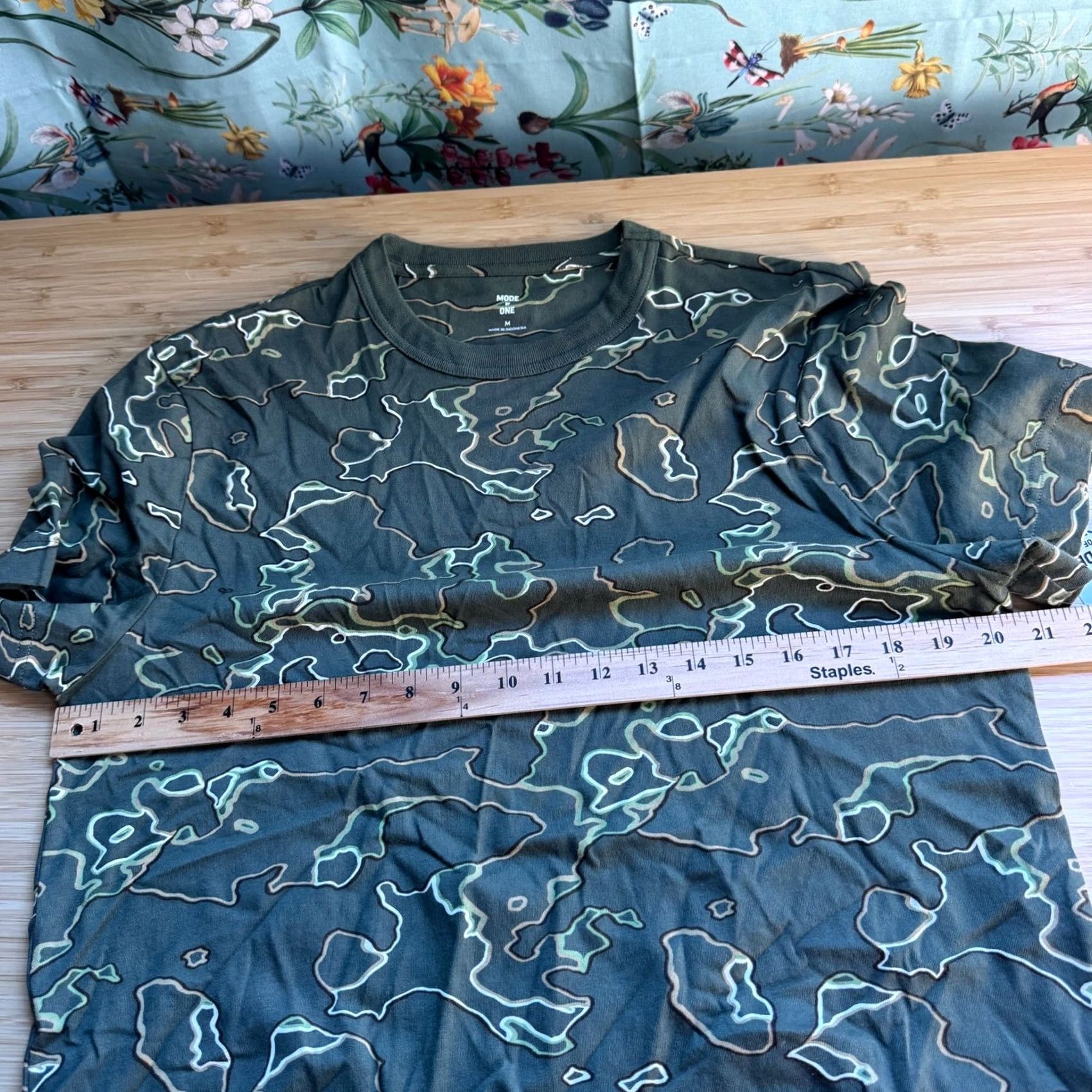 Vintage Mode of One Green Camo T-Shirt Medium Mens Wild Ivy Topographic 100196073MN Size US M / EU 48-50 / 2 - 5 Thumbnail