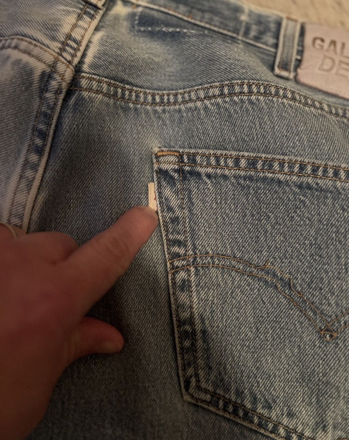 Gallery Dept. Gallery Dept 'Two-Face' 5001 Denim (size 38) Size US 38 / EU 54 - 3 Thumbnail