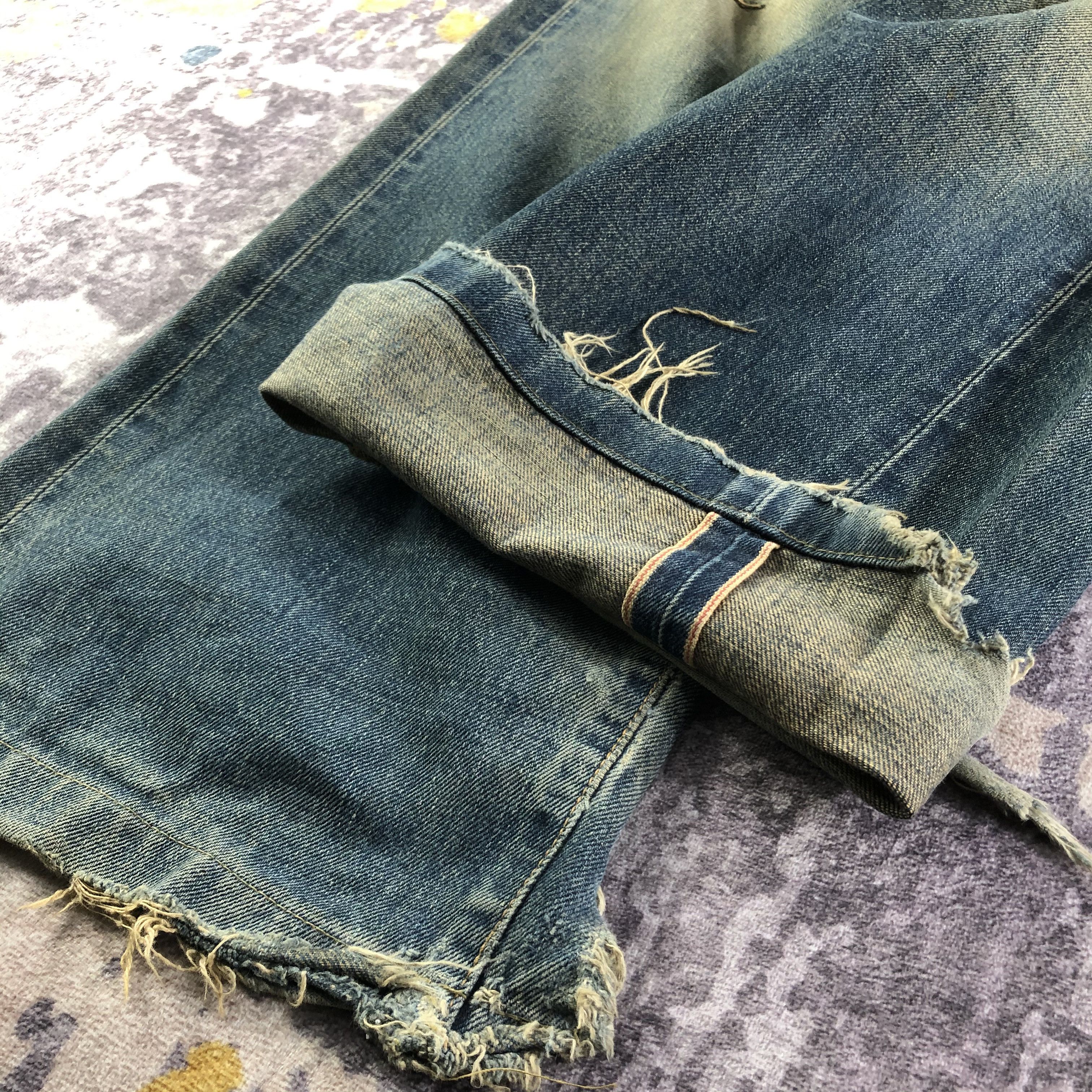 Edwin Vintage Distress Edwin 505 Selvedge Jeans-JM3592 Size US 33 - 8 Thumbnail
