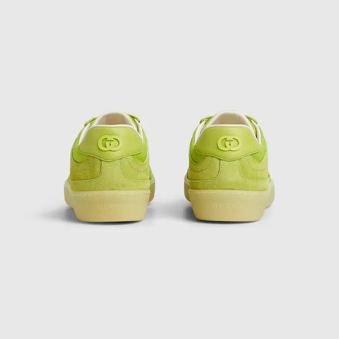 Gucci o1loc1c0326 812656 Women's G75 Sneakers in Acid Green Size US 12 / IT 42 - 4 Thumbnail
