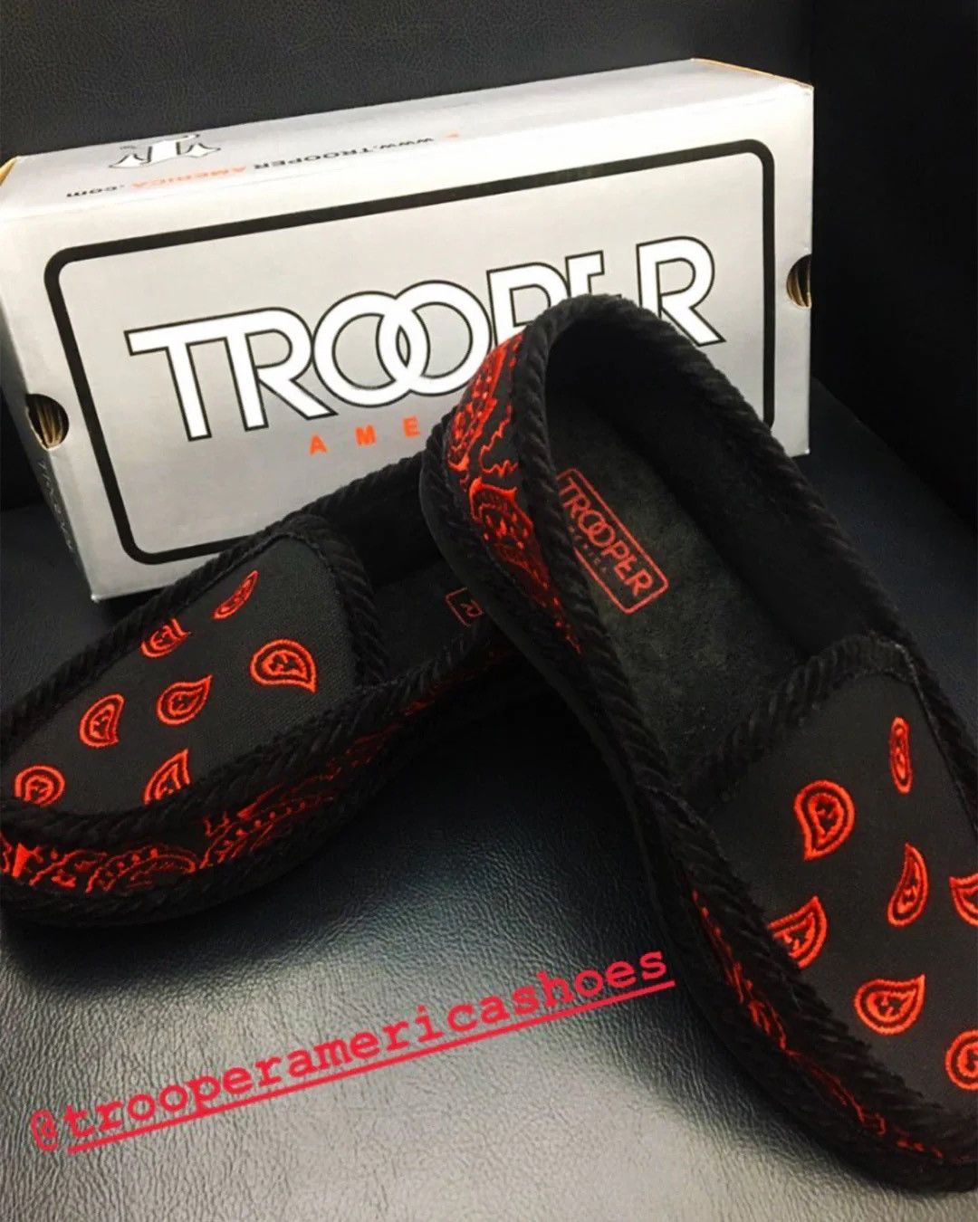 Other Trooper America's bandana paisley & corduroy slip-ons Size US 12 / EU 45 - 20 Thumbnail