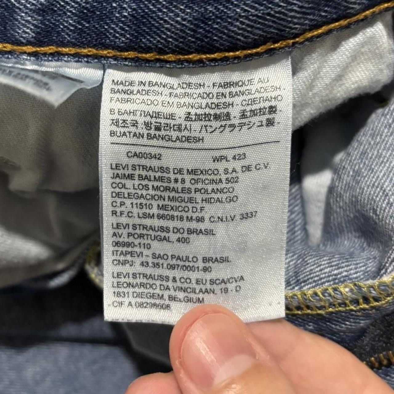 Levi's Levi's 550 Midwash Blue Relaxed Baggy Denim Jeans Size US 33 - 3 Thumbnail