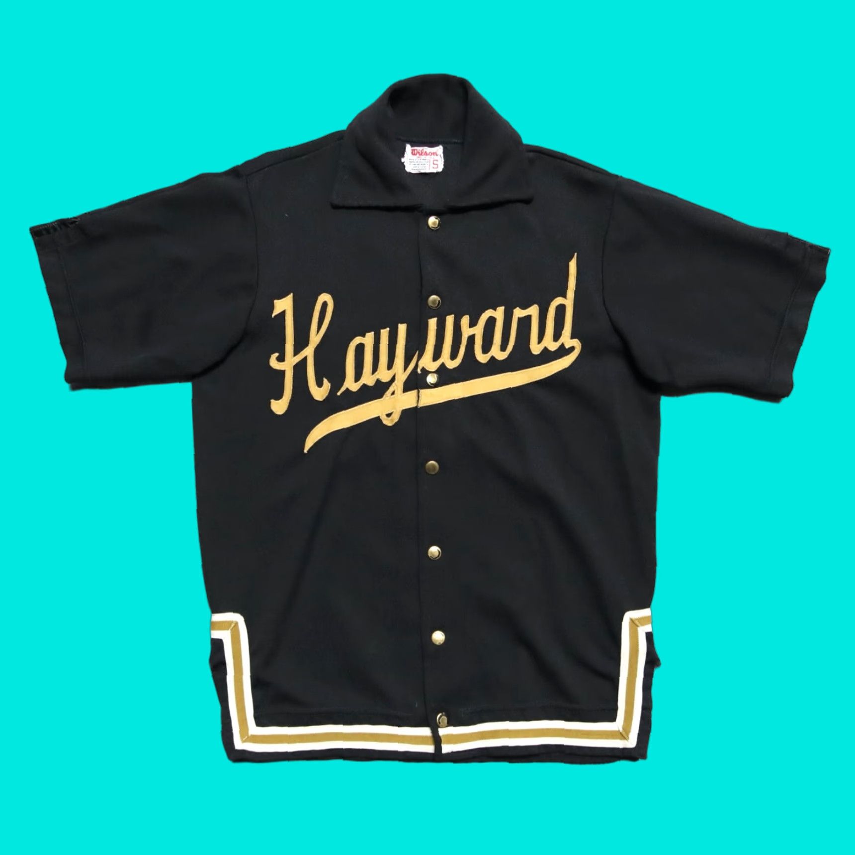 Wilson Vintage Hayward High School Varsity Basketball Jersey Shooting Made in USA Size US S / EU 44-46 / 1 - 1 Thumbnail