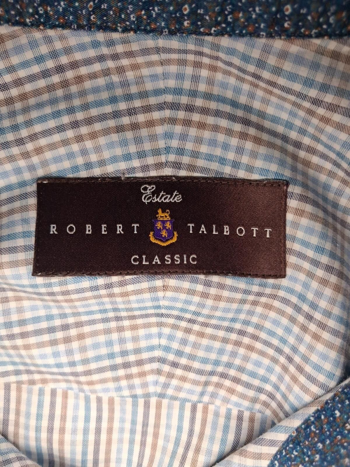 Robert Talbott Robert Talbott Shirt 17-31 Large Multicolor Plaid Cotton Size US L / EU 52-54 / 3 - 2 Thumbnail