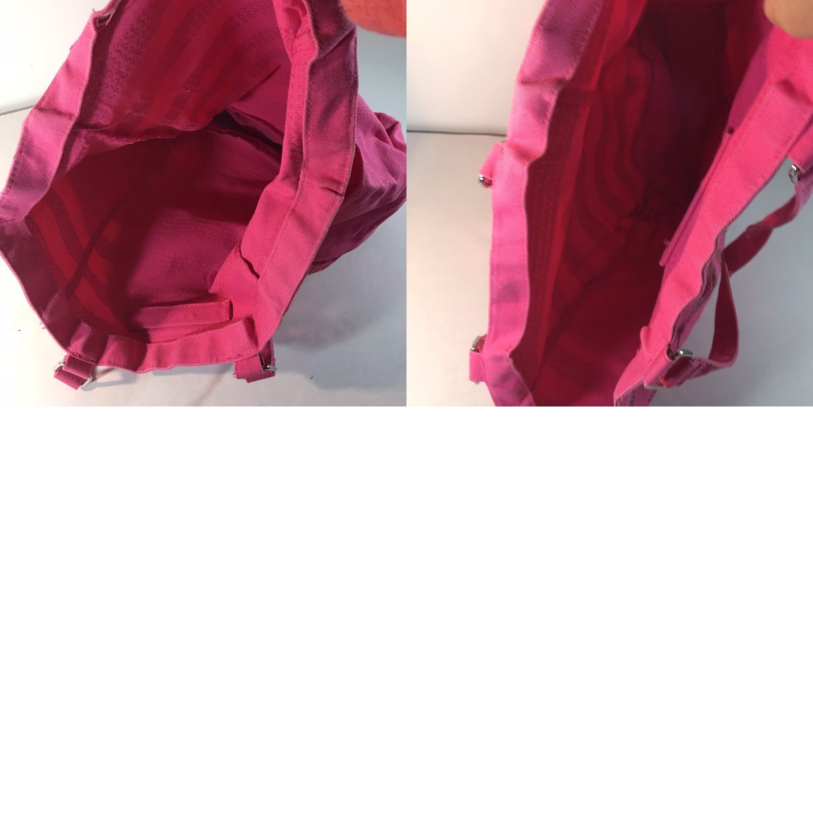Victoria's Secret VINTAGE Victoria's Secret XL Pink Tote Bag with Sequined Detail, Lightweight Canvas, Women's Size ONE SIZE - 8 Thumbnail