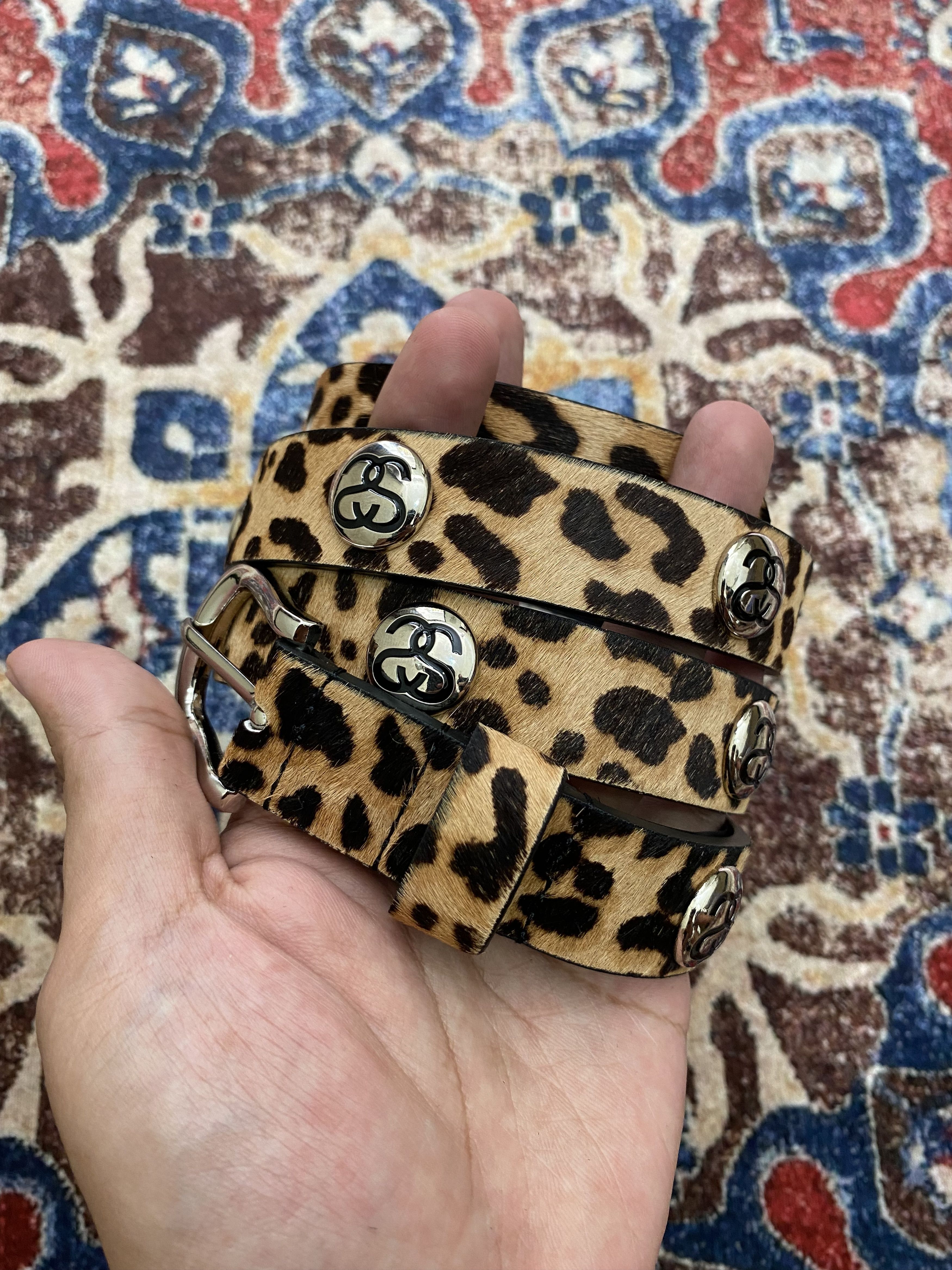 Streetwear × Stussy Stussy Mixed Animal Print Belt | Grailed