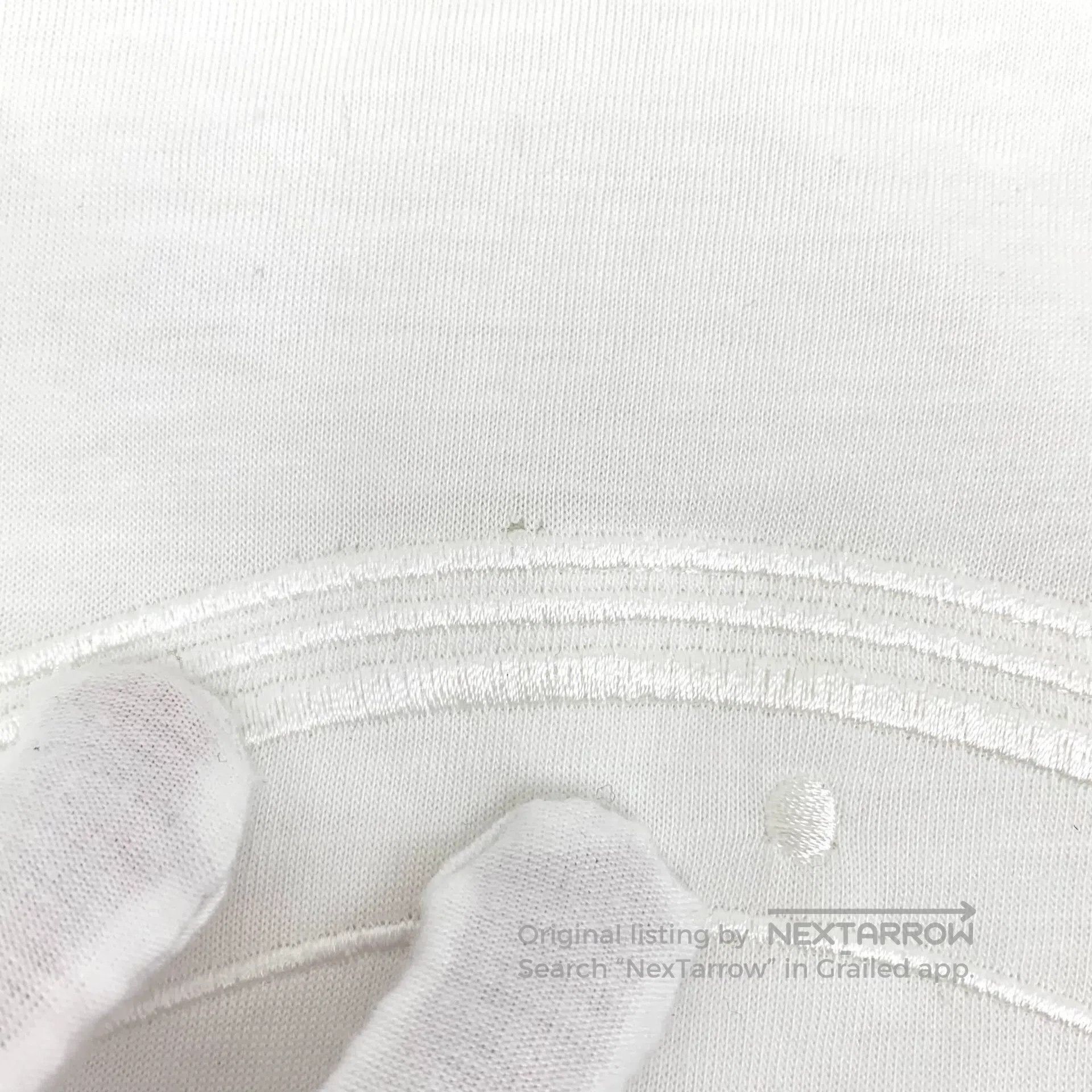 Stefano Ricci Stefano Ricci White Eagle Head Embroidery Cotton Round Nec Size US L / EU 52-54 / 3 - 9 Thumbnail