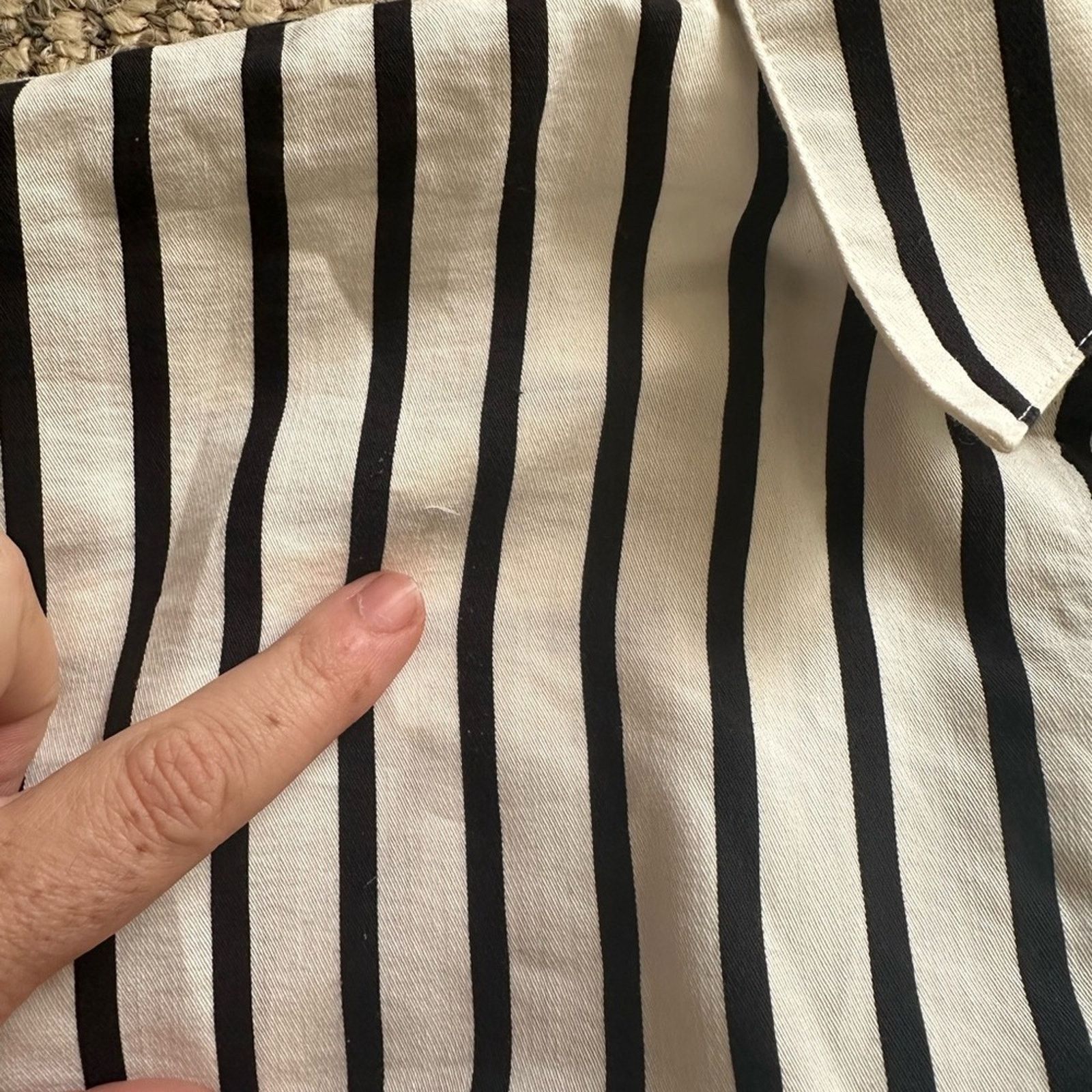 Alexander Wang Alexander Wang Striped Twist Front Button Down Shirt Size XS / US 0-2 / IT 36-38 - 6 Thumbnail