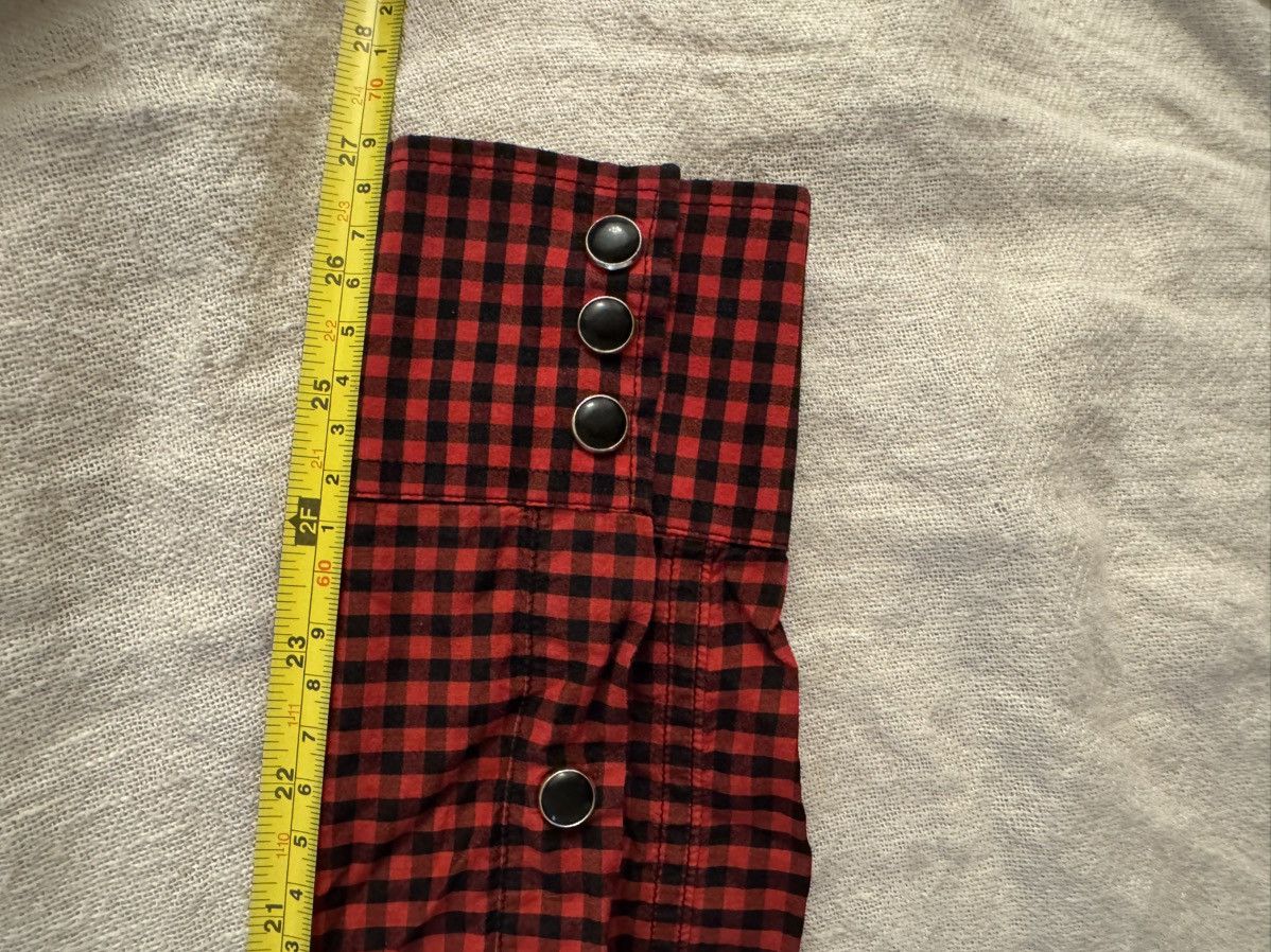 Rare SL Hedi 2015 cotton / silk checked western flannel