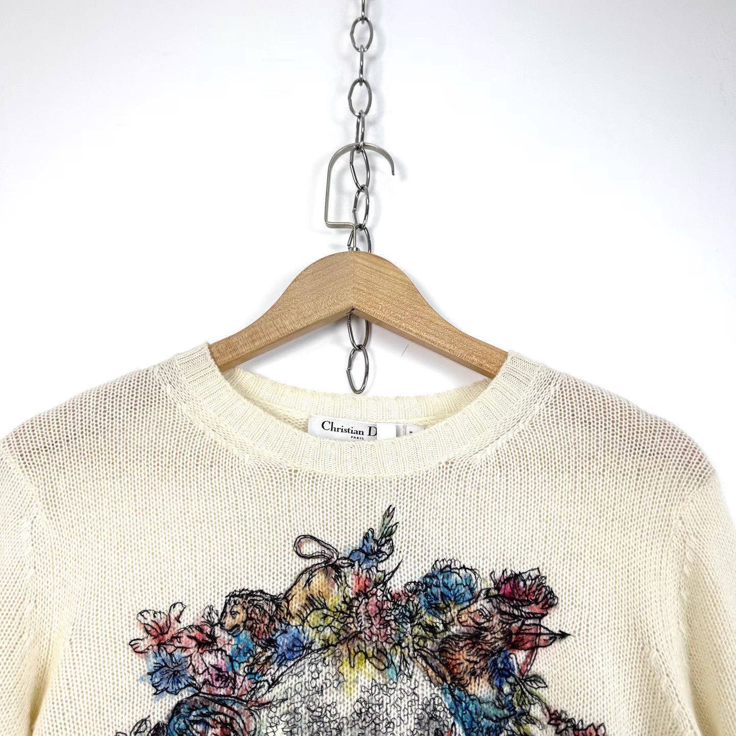 Dior Dior Knitted Wool Sweater K12 Size XS / US 0-2 / IT 36-38 - 3 Thumbnail