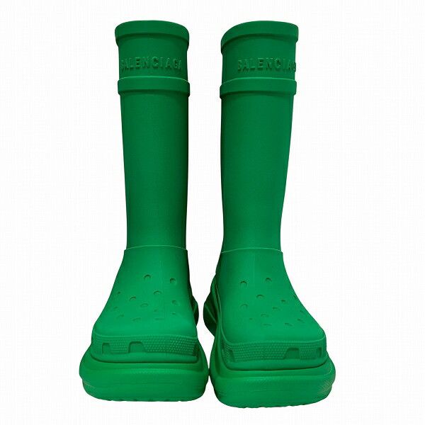 Balenciaga Balenciaga Balenciaga Crocs Rubber Long Rain Boots Plastic / Synthetic Shoes DUTY FREE for USA Size ONE SIZE - 1 Thumbnail