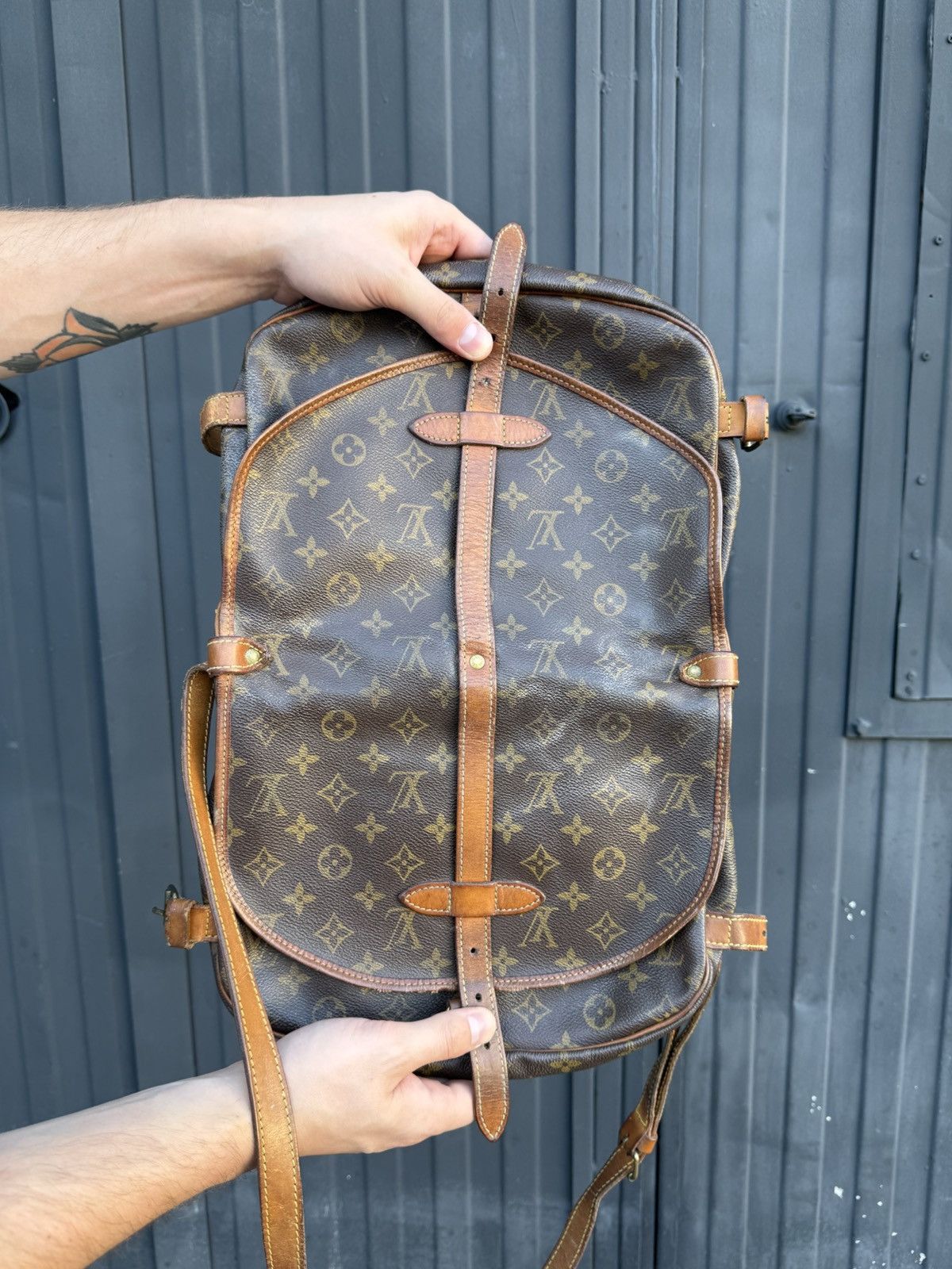 Louis Vuitton 1991 Louis Vuitton Saumur 30 Monogram Canvas W/FREE CARD hol Size ONE SIZE - 5 Thumbnail