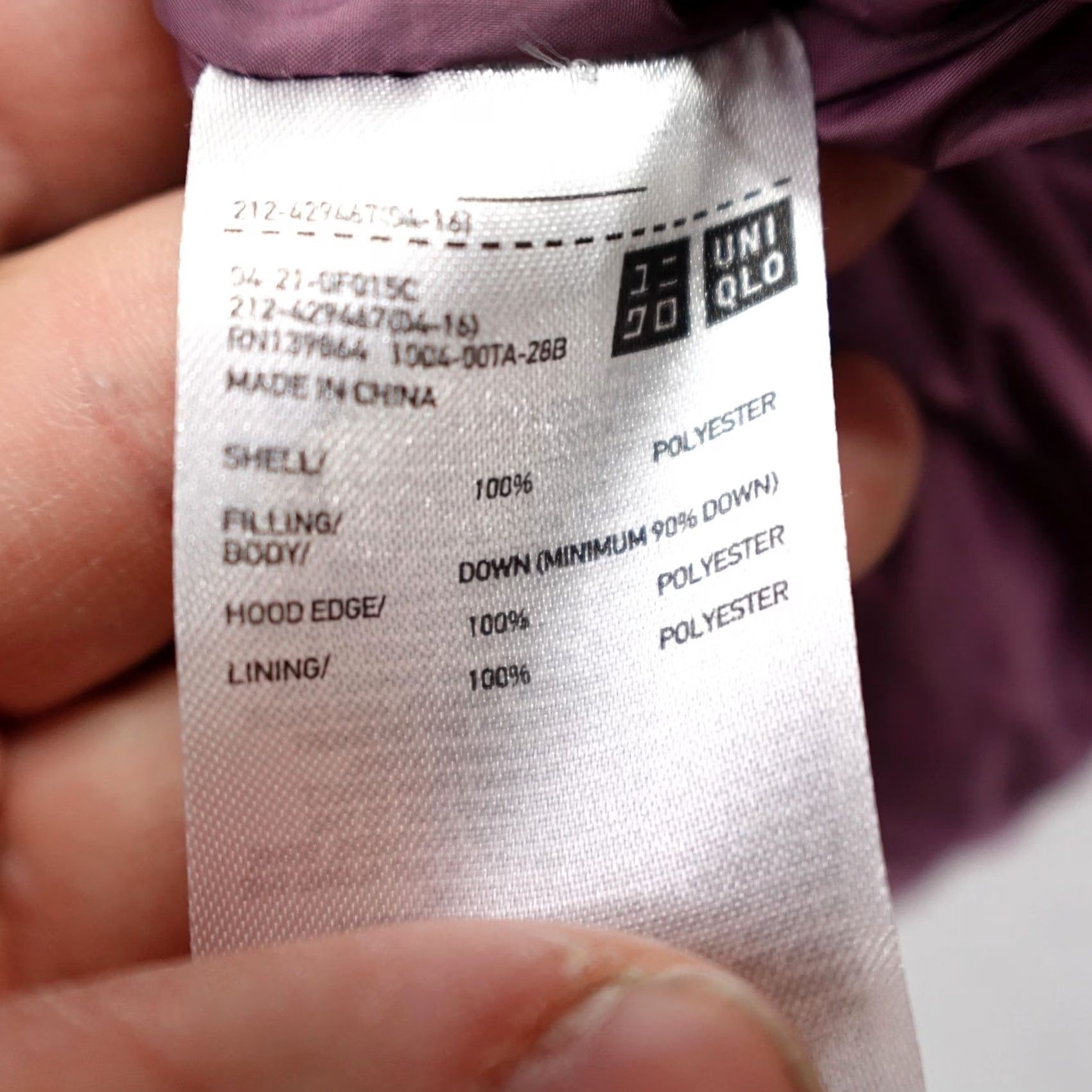 Uniqlo VINTAGE? No — Uniqlo Jacket Womens XS Purple Seamless Down Puffer Parka Long Quilted Coat Size XS / US 0-2 / IT 36-38 - 4 Thumbnail