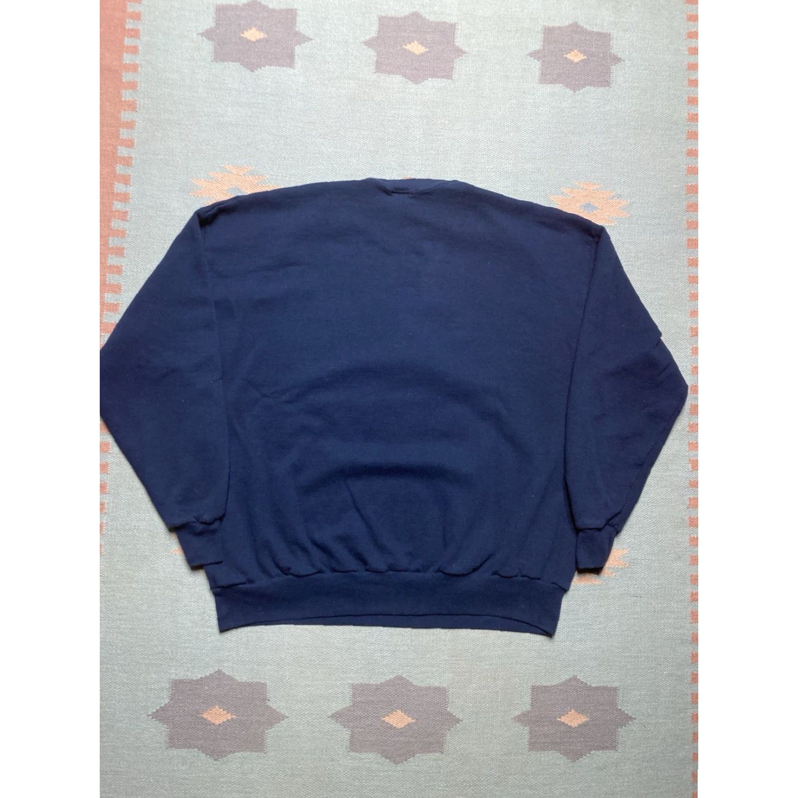 Jerzees VINTAGE Jerzees Sweatshirt Snowman Graphic Winter Navy Blue 3XL Mens Pullover Crewneck Blue Size US XXL / EU 58 / 5 - 4 Thumbnail