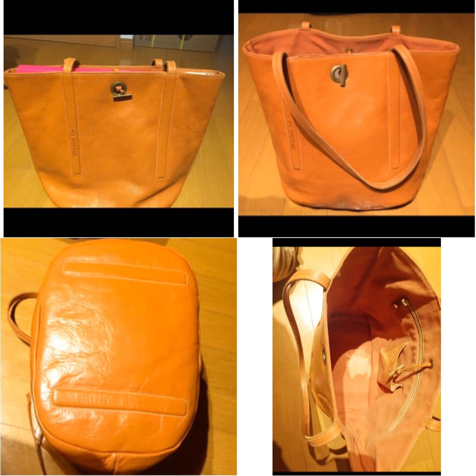 Vintage Il Bisonte Tote Bag Brown F121 Size ONE SIZE - 8 Thumbnail