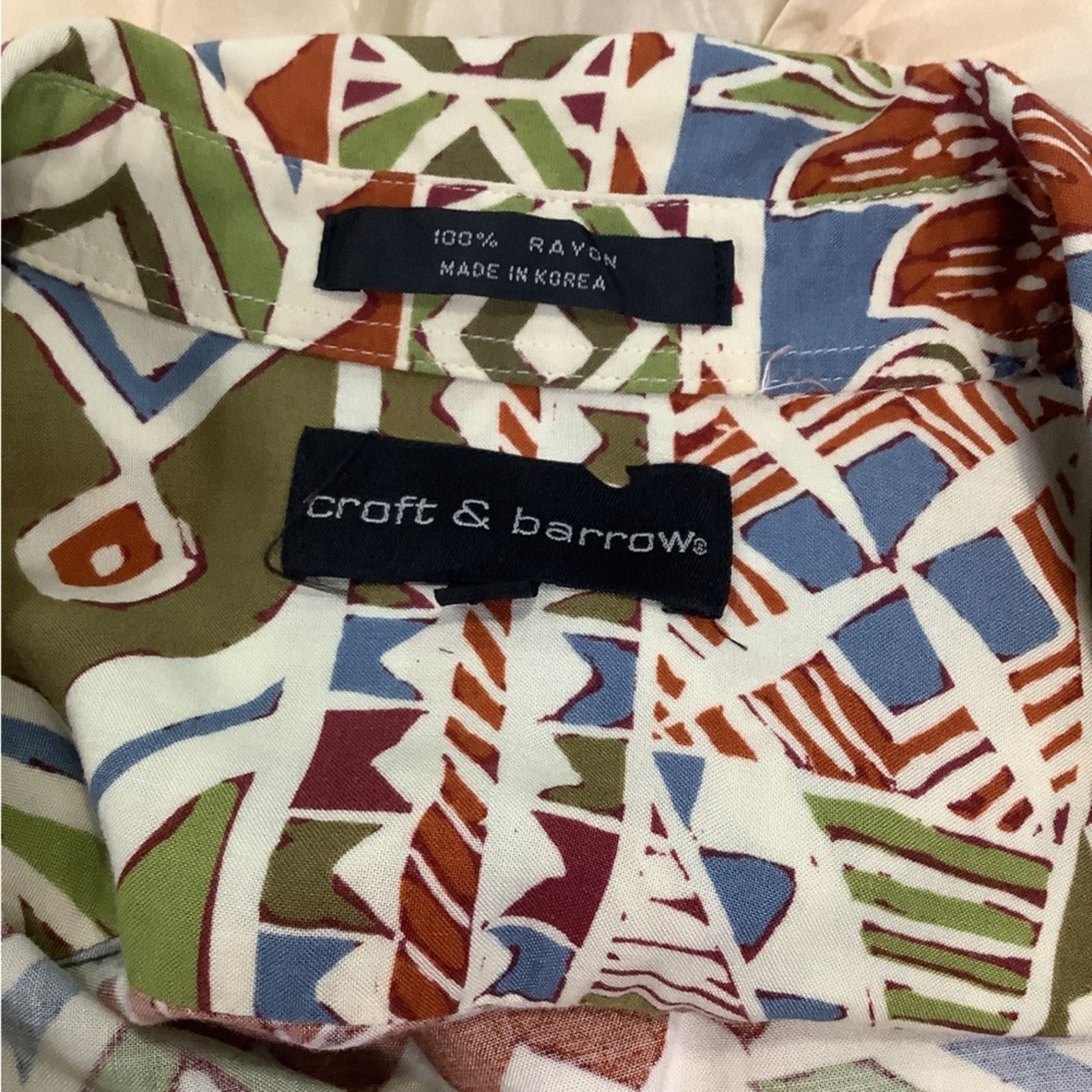 Vintage Craft & Barrow Hawaiian shirt Size US XL / EU 56 / 4 - 3 Thumbnail