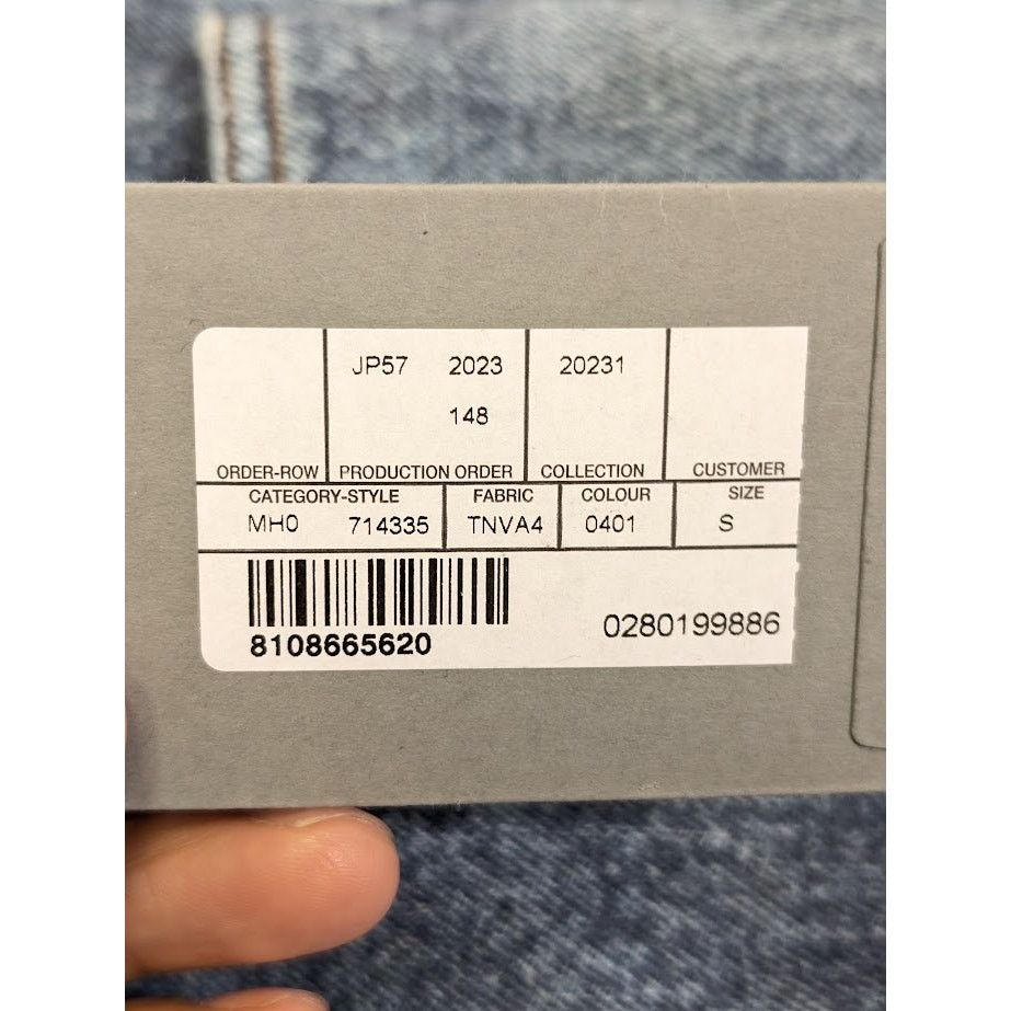 Balenciaga o1rshd1 Baggy Denim Jeans in Blue Size US 30 / EU 46 - 22 Thumbnail