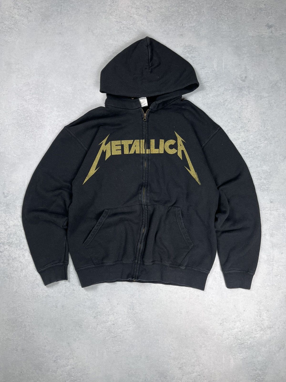 Fruit Of The Loom × Metallica × Vintage RARE METALICA 2010 VINTAGE STREETWEAR ZIP-UP HOODIE Size US M / EU 48-50 / 2 - 1 Thumbnail
