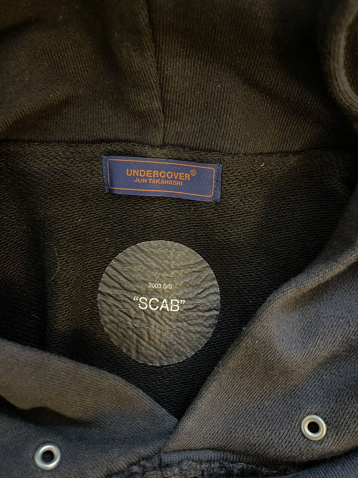 Undercover SS2003 Undercover 'SCAB' 3/4 Zip Hoodie Size US M / EU 48-50 / 2 - 8 Thumbnail