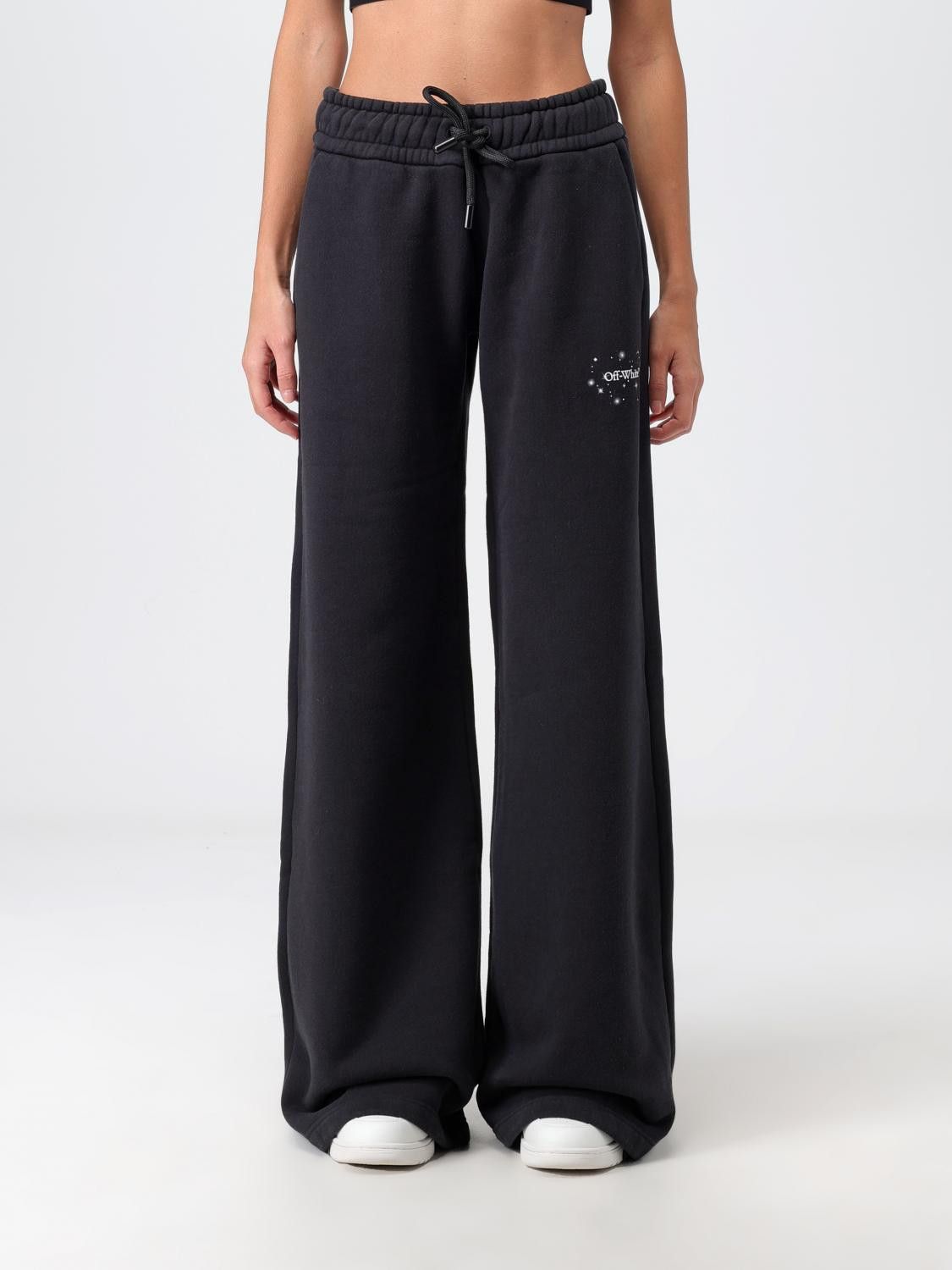 Off-White o1y1225 Sweatpant in Black Size 26" / US 2 / IT 38 - 1 Thumbnail