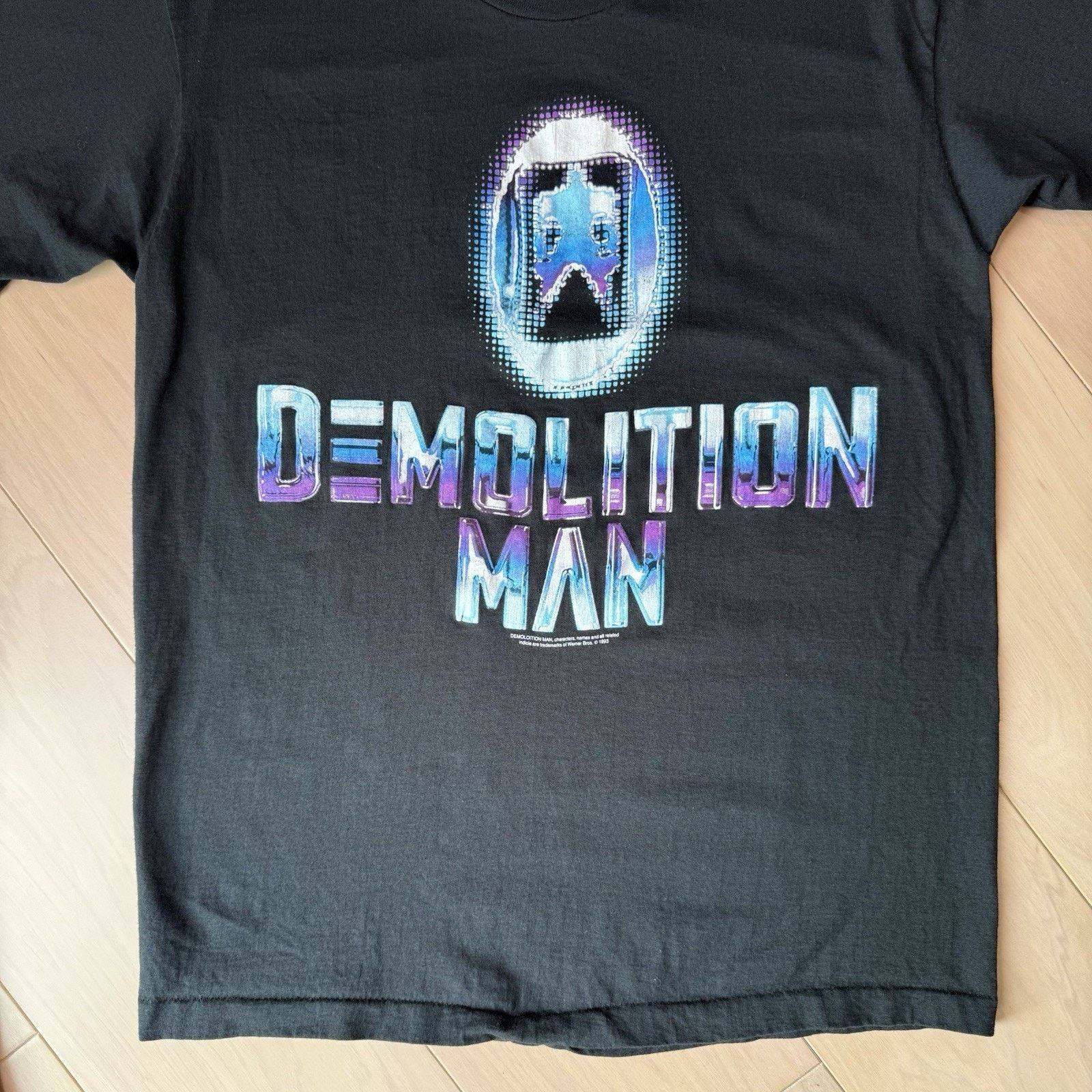 Giant Vintage Demolition Man Shirt L Black 90s Giant Movie Promo Size US L / EU 52-54 / 3 - 5 Thumbnail